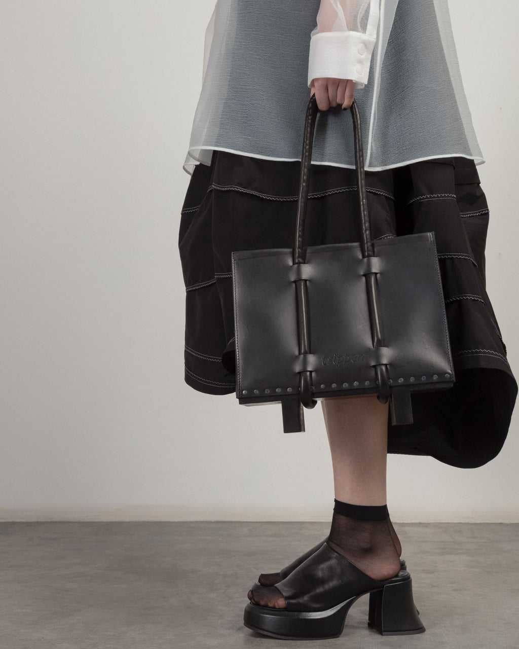 Mala Trippen Wood-Bagb Preto - 197-H-BAG-01