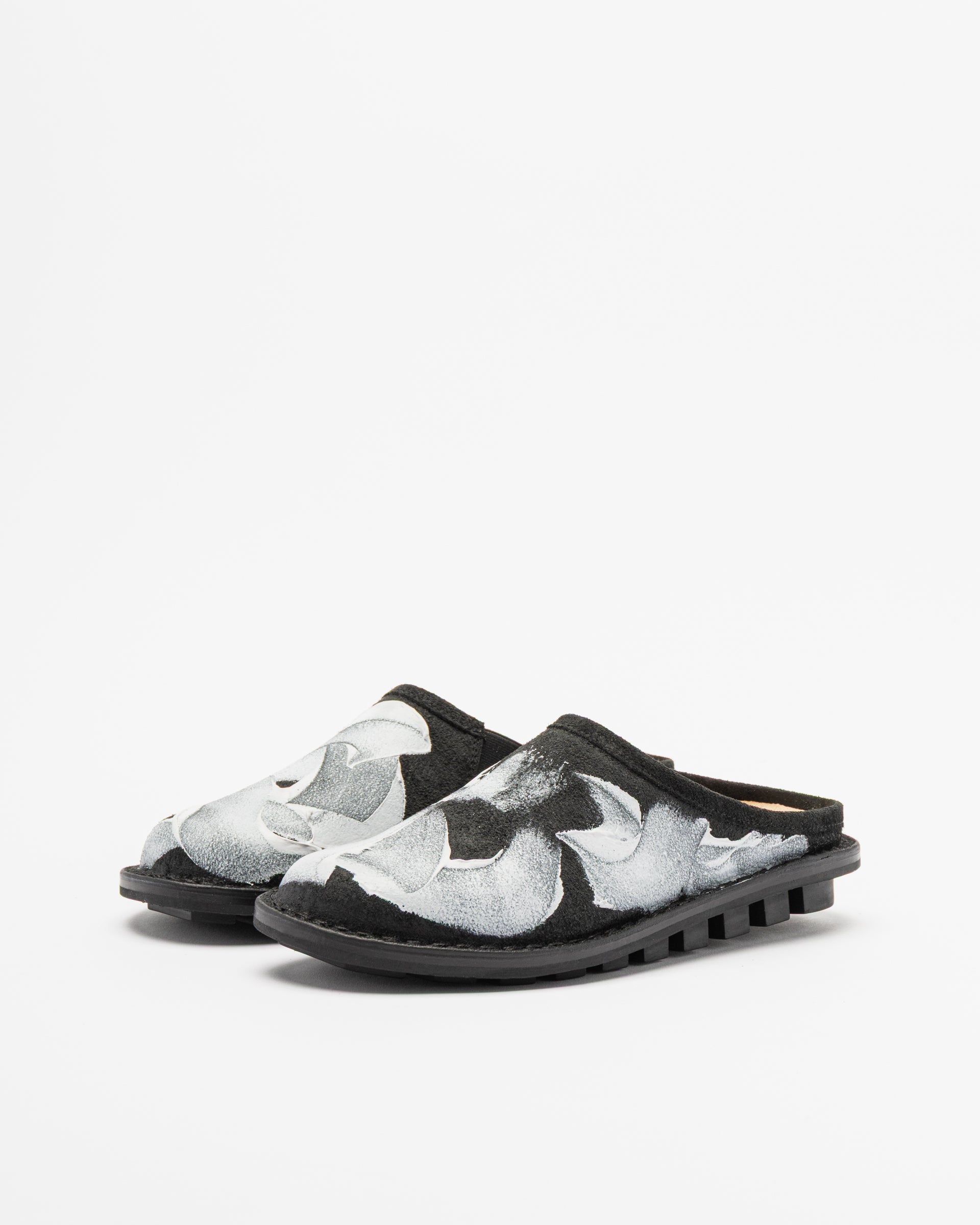 Trippen HALF-YEN Clogs Black/White