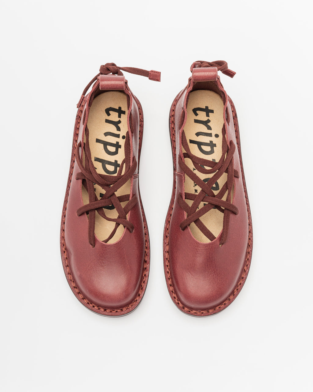 Trippen MESS Burgundy Shoes