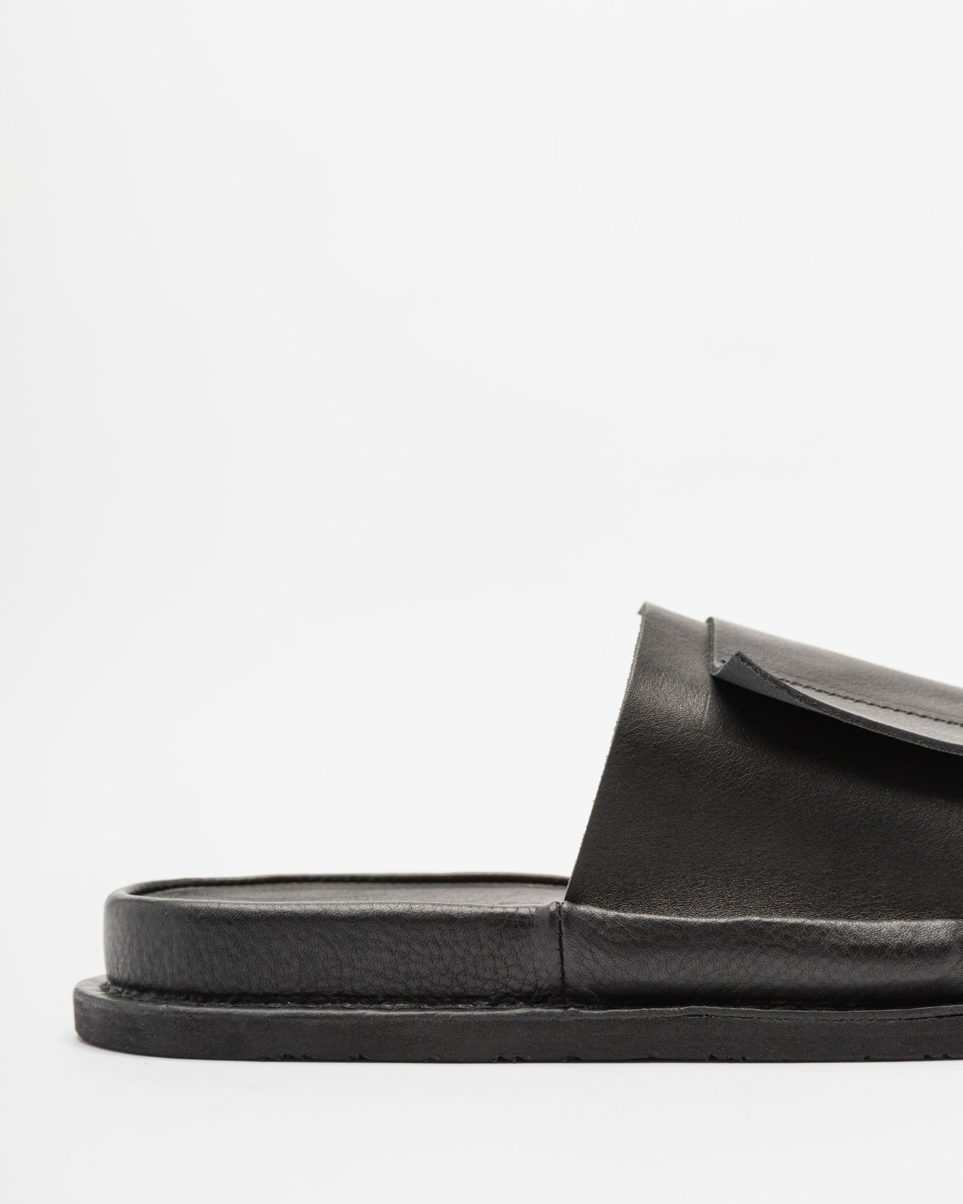 Trippen OFFSET Black Flip-Flops