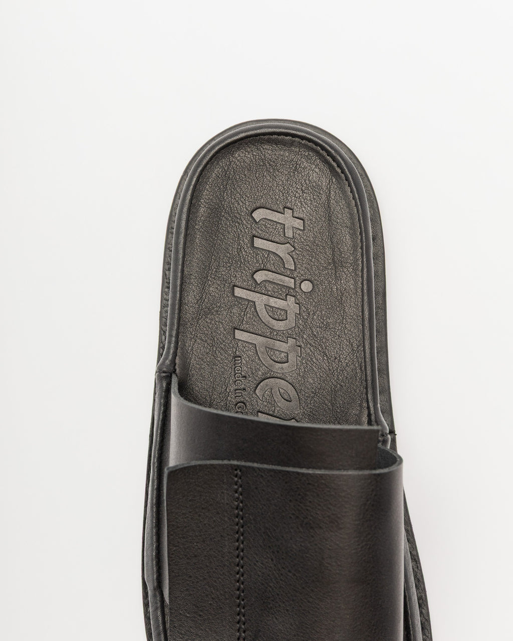 Trippen OFFSET Black Flip-Flops