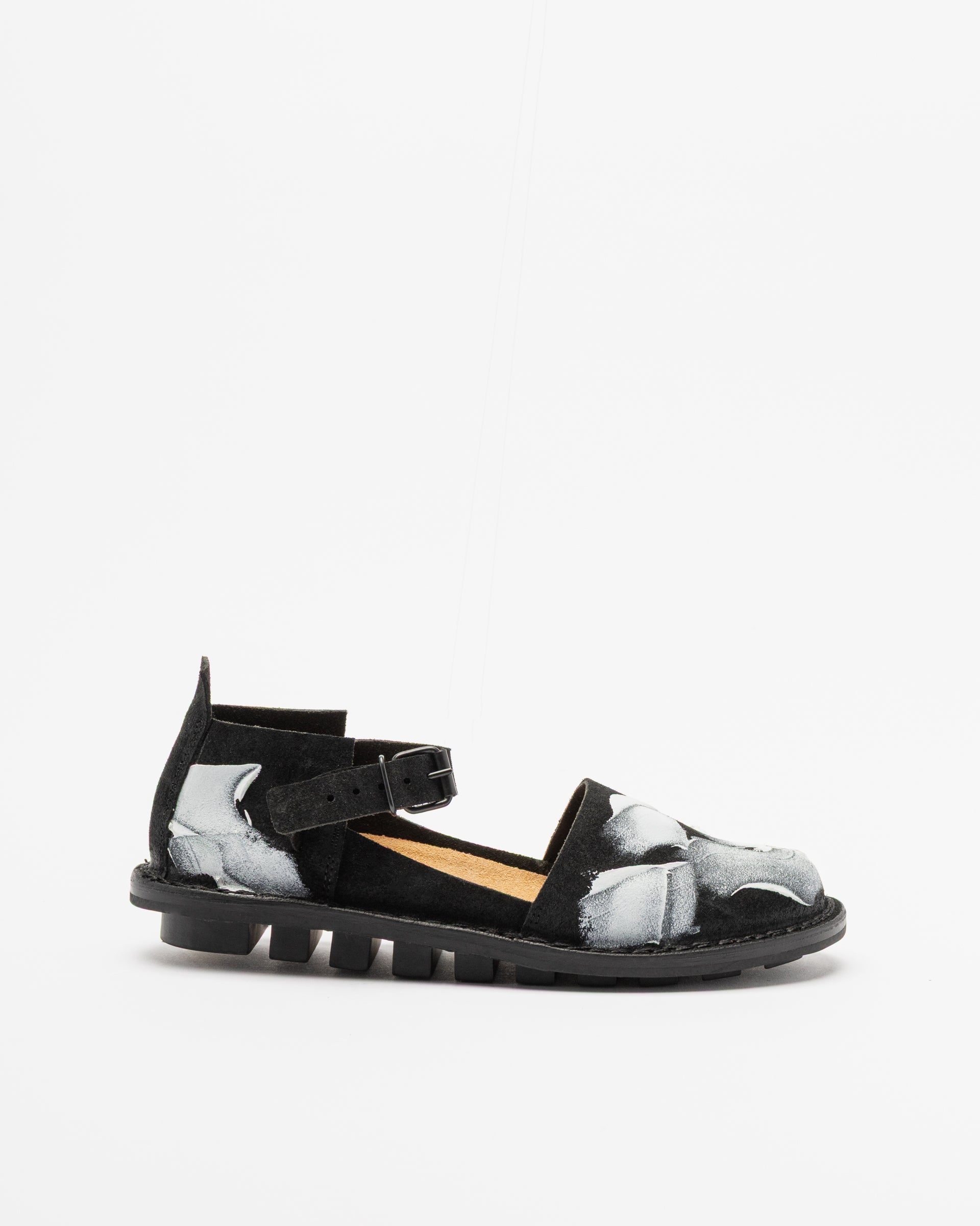 Trippen UNION Black/White Shoes
