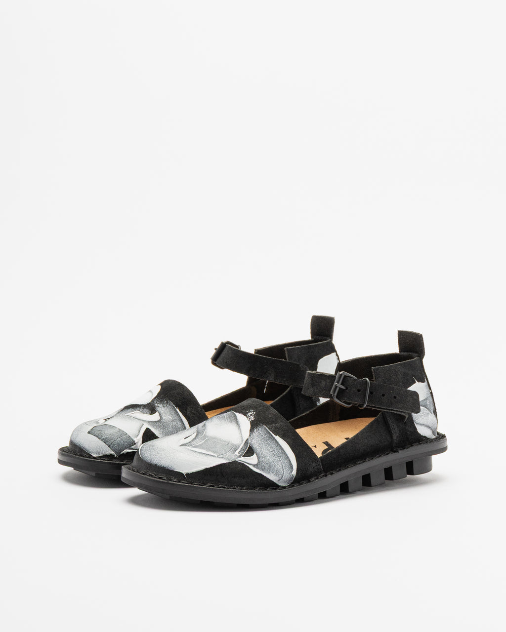 Trippen UNION Black/White Shoes