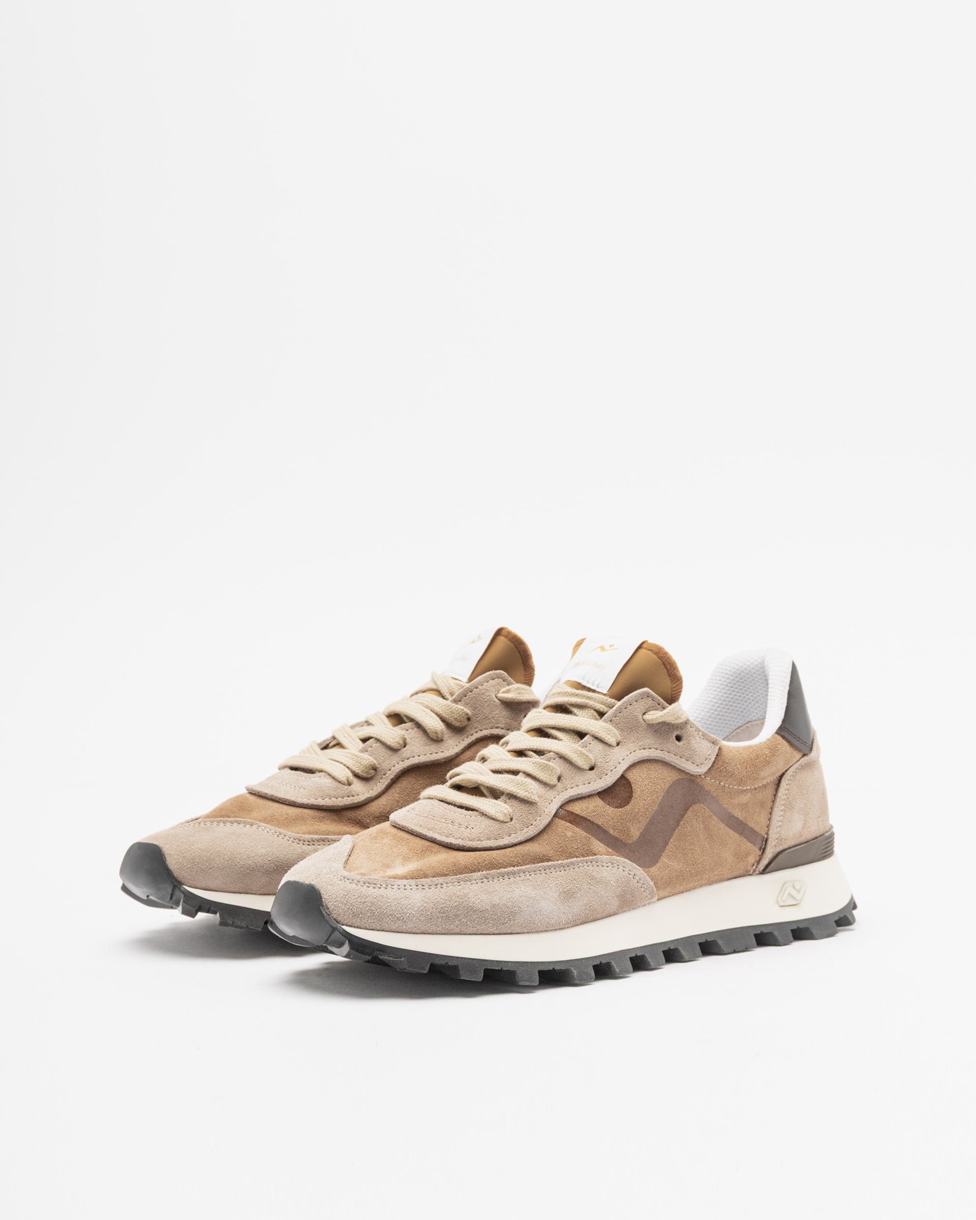Nomad Society VeloceDeluxe Beige Tennis Shoes