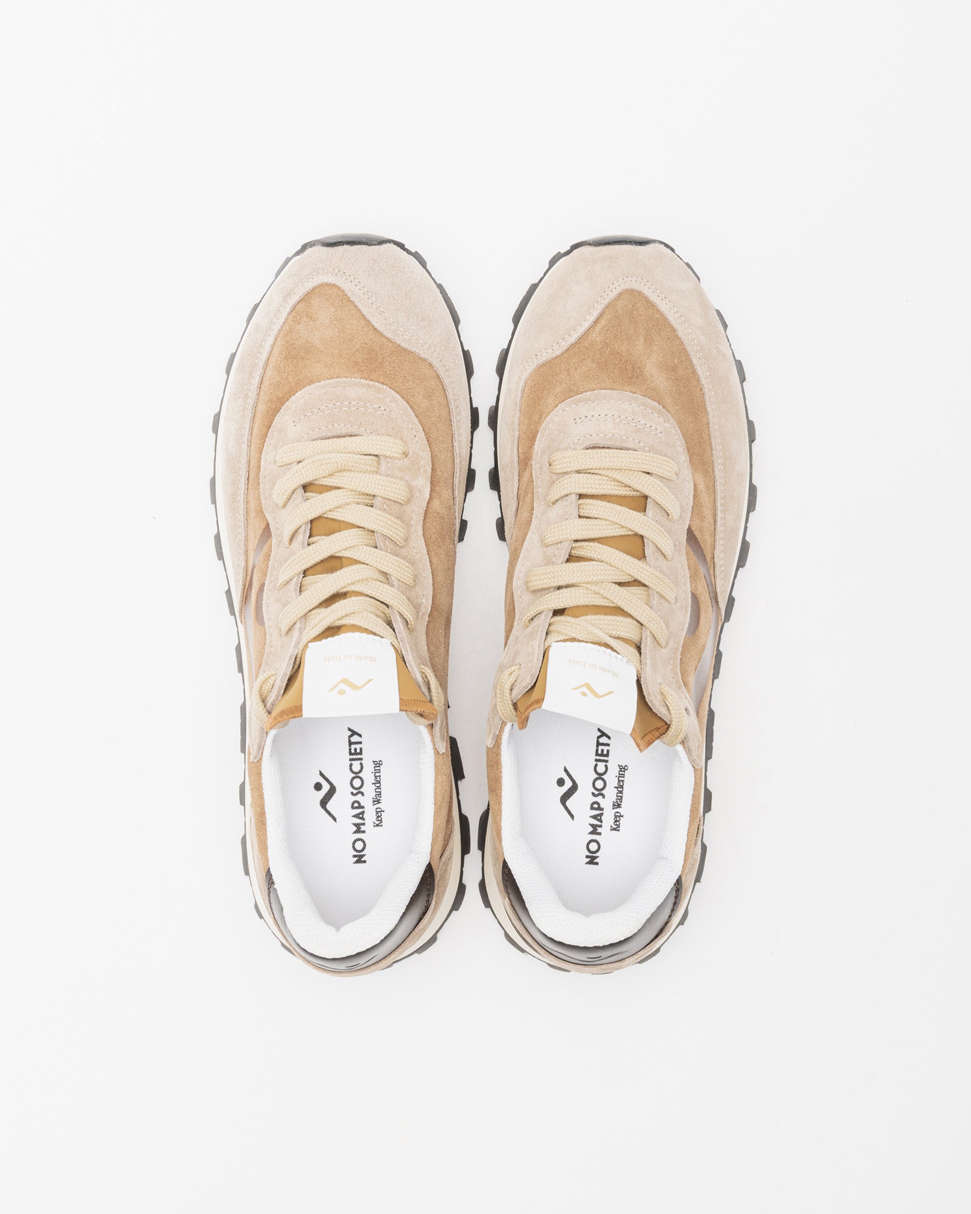 Nomad Society VeloceDeluxe Beige Tennis Shoes