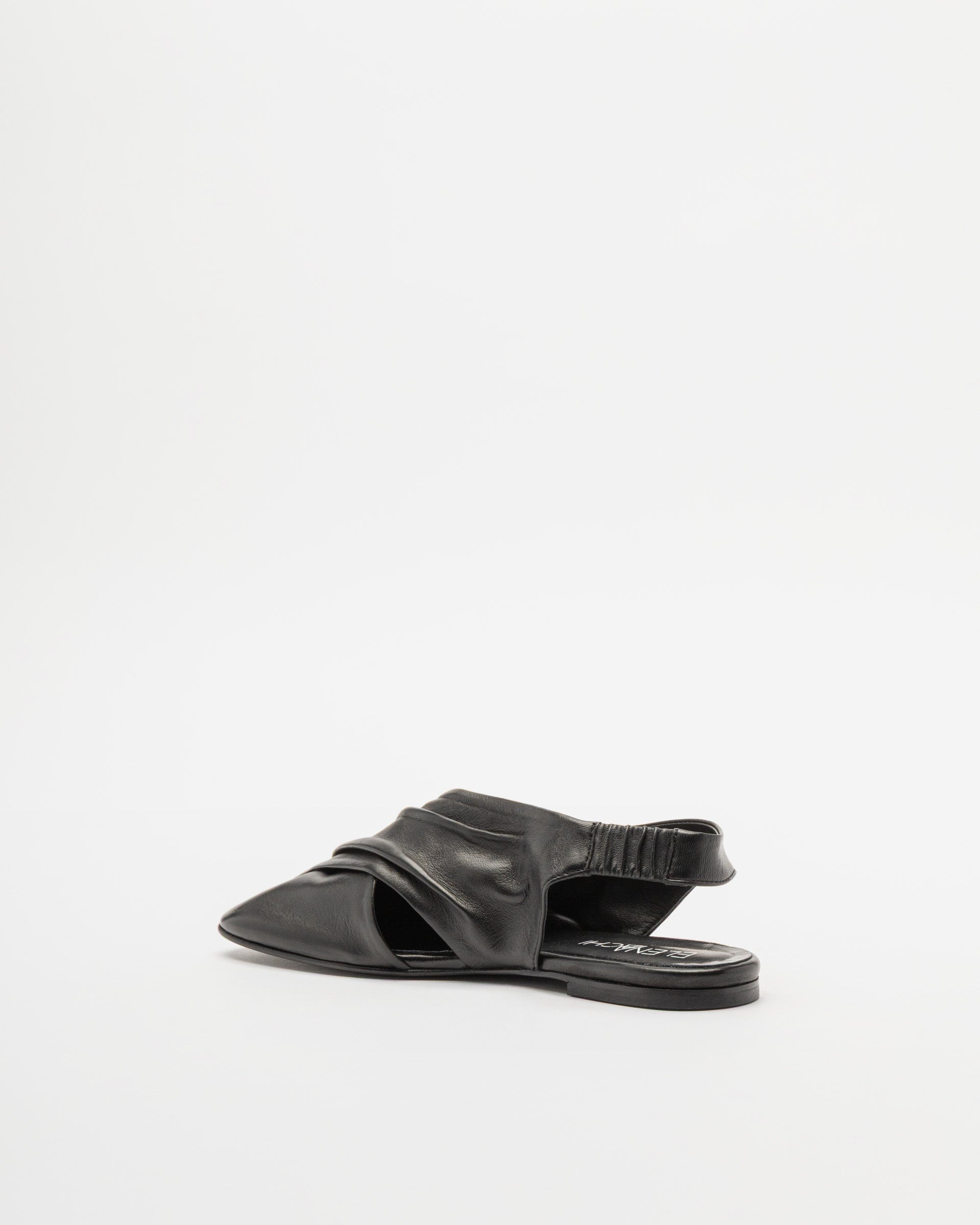 Sapato aberto atrás Elena Iachi E4154 Preto - 213-E4154-01