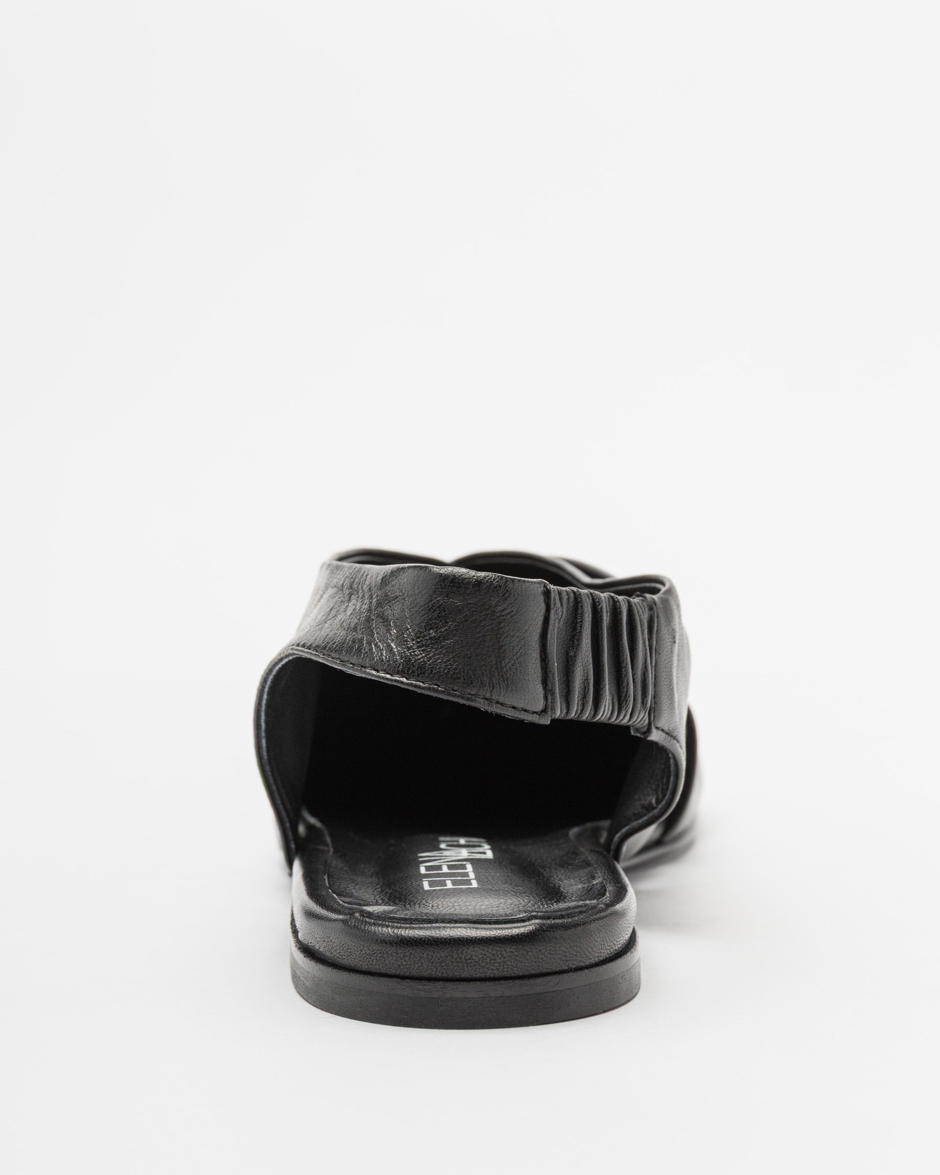 Sapato aberto atrás Elena Iachi E4154 Preto - 213-E4154-01