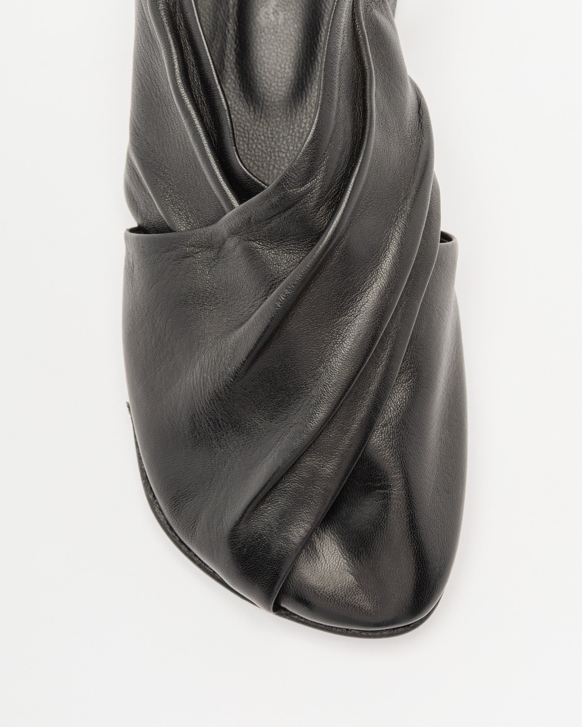 Sapato aberto atrás Elena Iachi E4154 Preto - 213-E4154-01