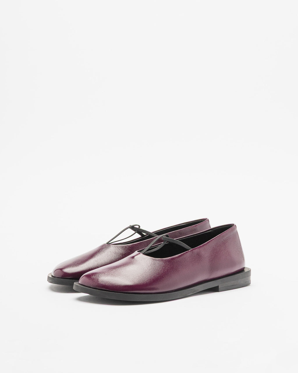 Elena Iachi E-4384 Burgundy Shoes