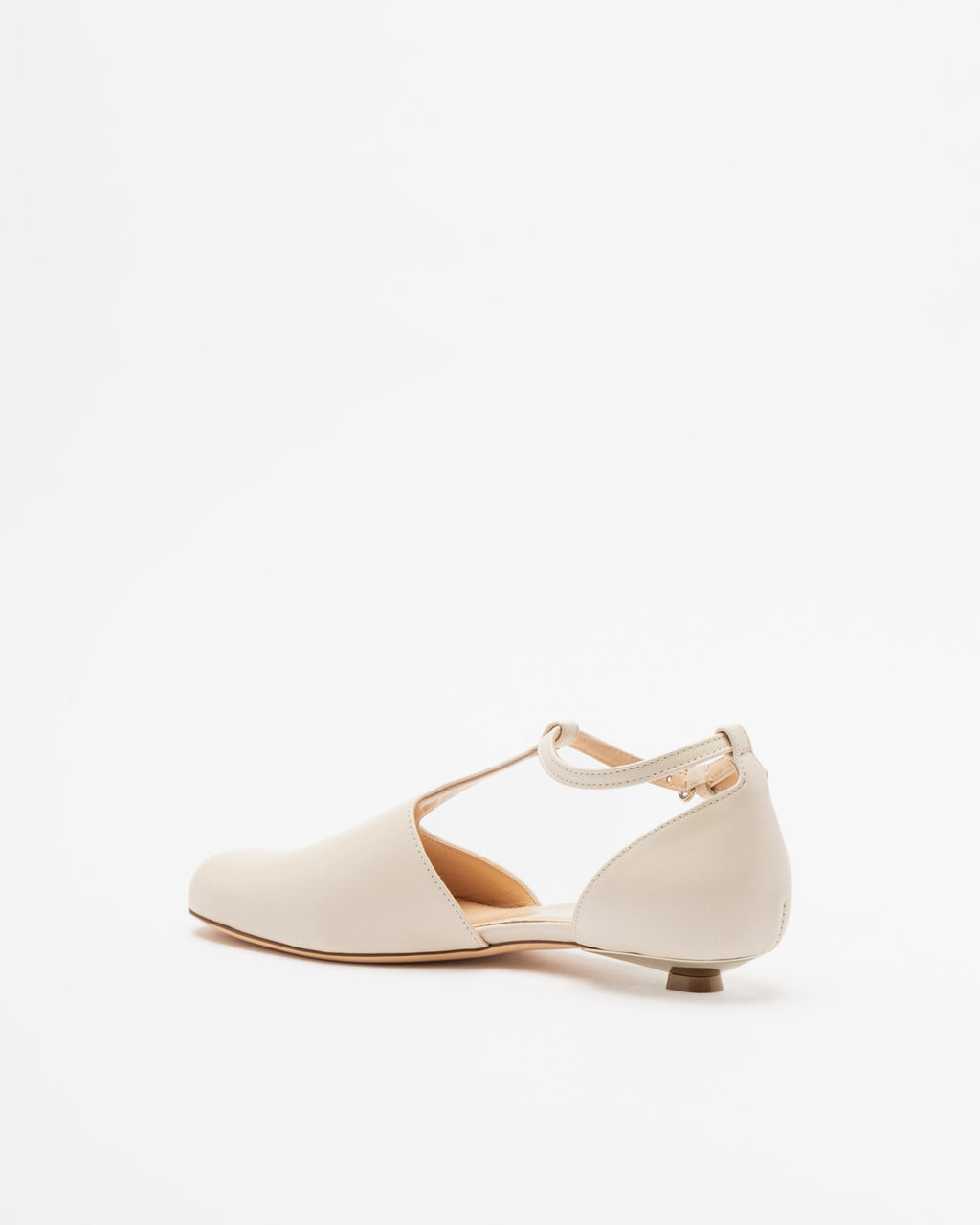 AGL ABET-STRAP Ballet Flats White