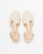AGL ABET-STRAP Ballet Flats White