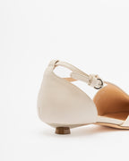 AGL ABET-STRAP Ballet Flats White