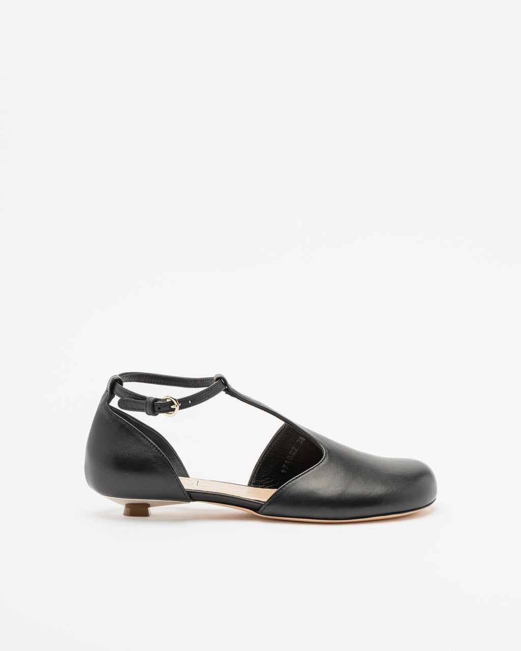 AGL ABET-STRAP Ballet Flats Black