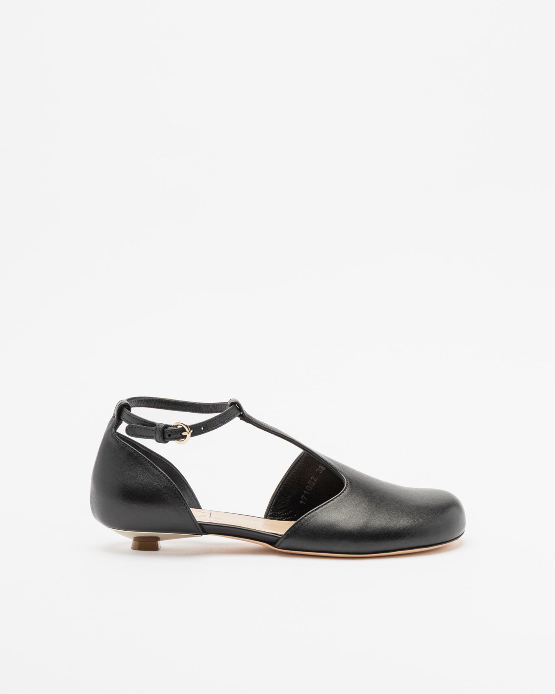 AGL ABET-STRAP Ballet Flats Black