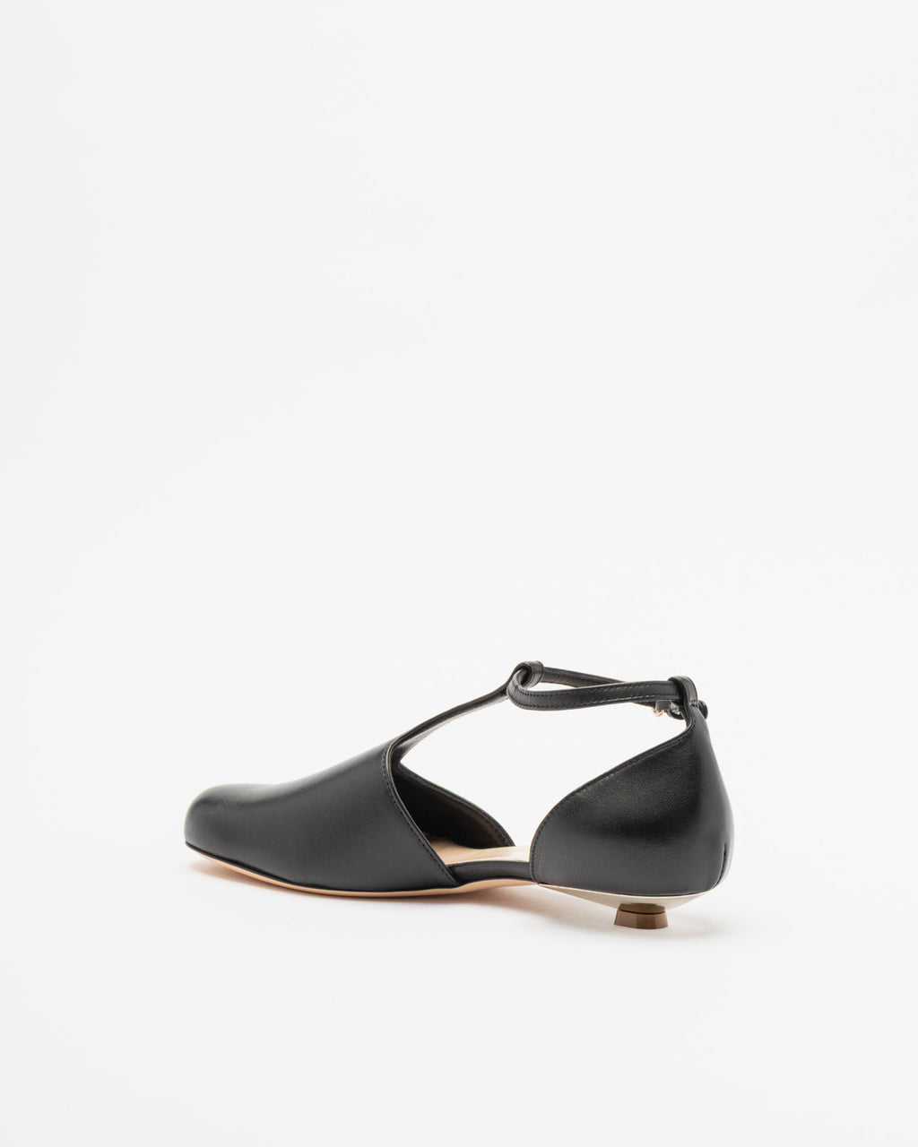 AGL ABET-STRAP Ballet Flats Black