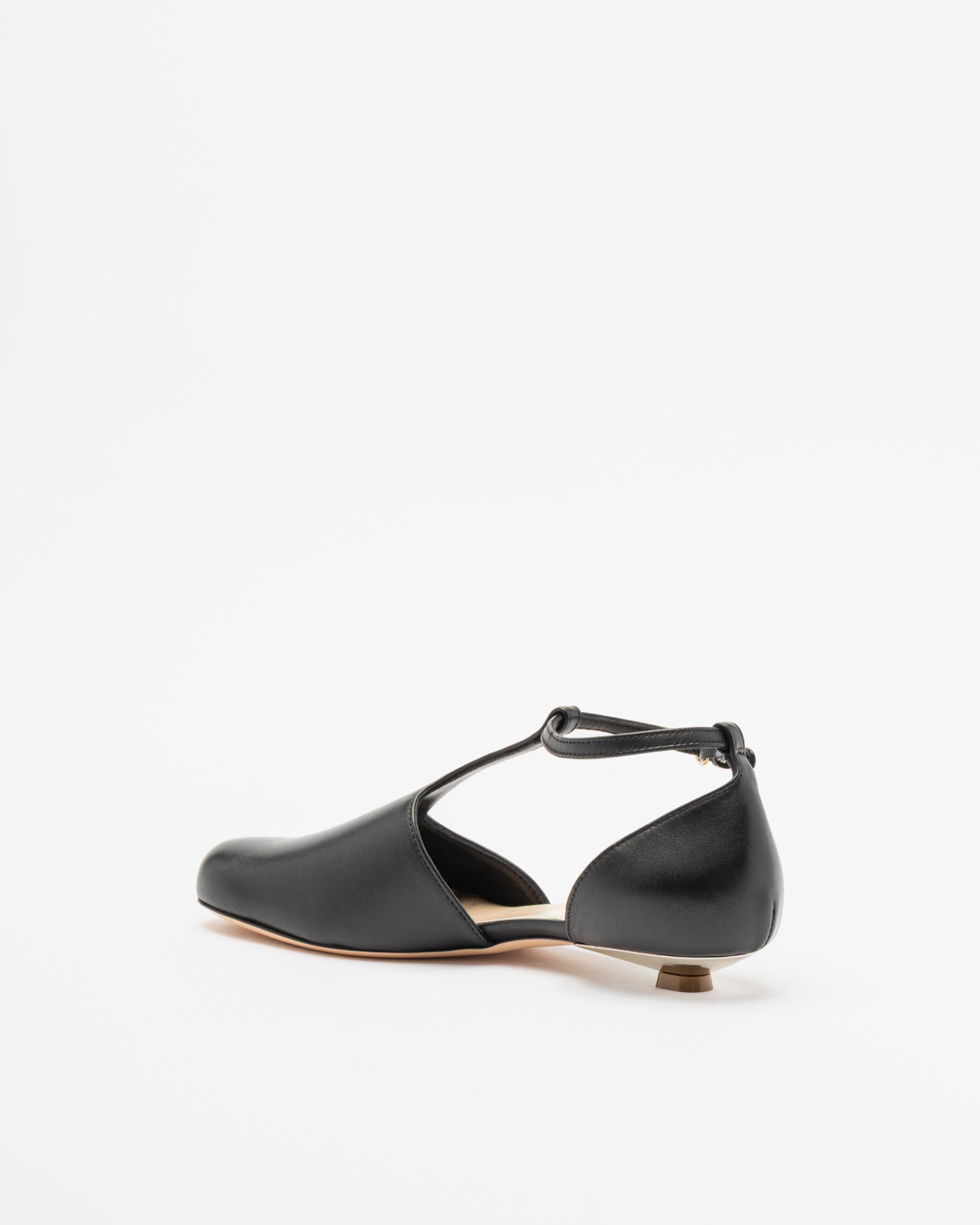 AGL ABET-STRAP Ballet Flats Black