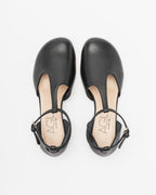 AGL ABET-STRAP Ballet Flats Black