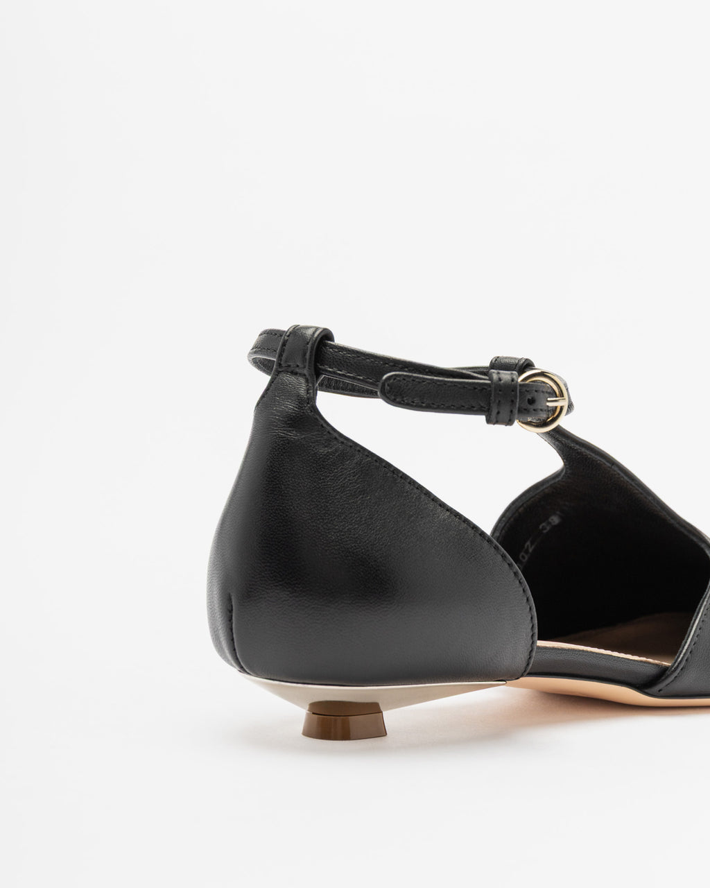 AGL ABET-STRAP Ballet Flats Black