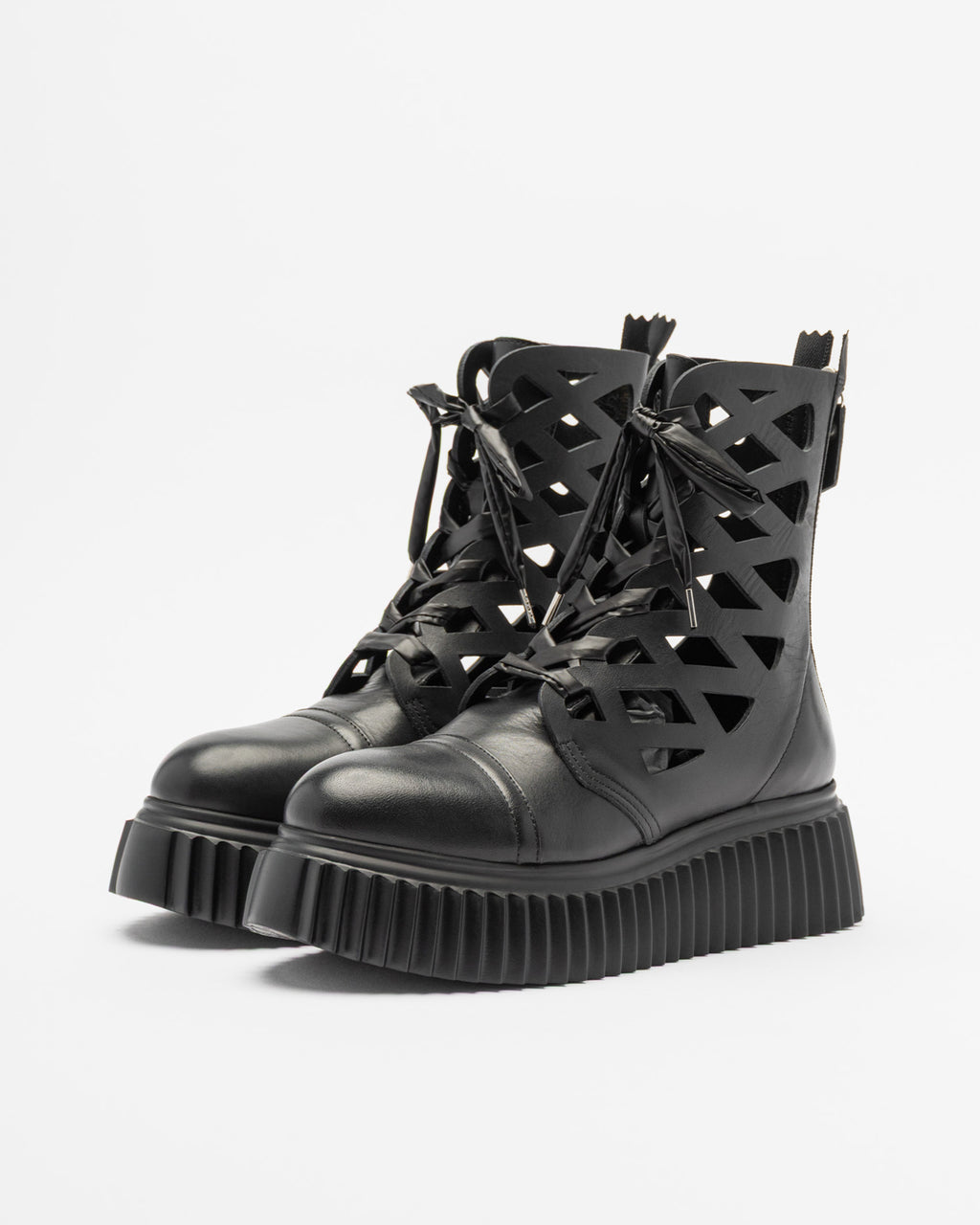 AGL VIGGY Platform Boots Black