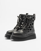 AGL VIGGY Platform Boots Black
