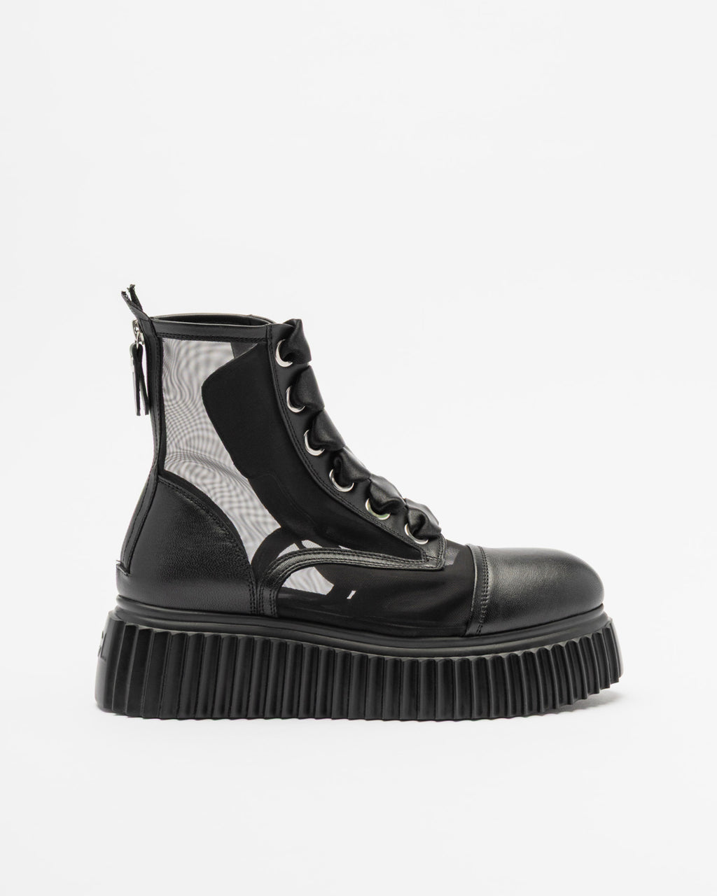 AGL IGGYGHOST Black Platform Boots