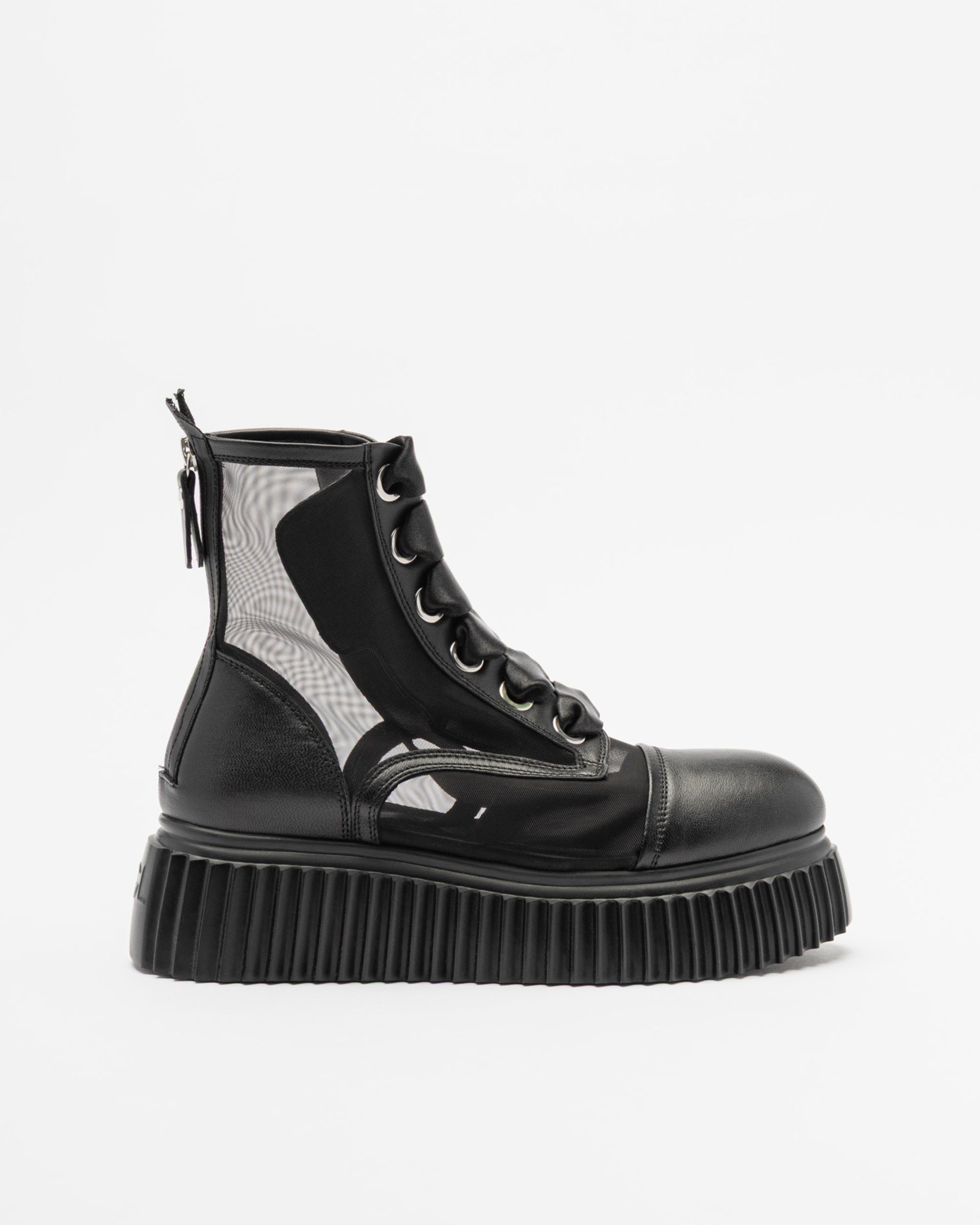 AGL IGGYGHOST Black Platform Boots