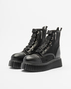 AGL IGGYGHOST Black Platform Boots