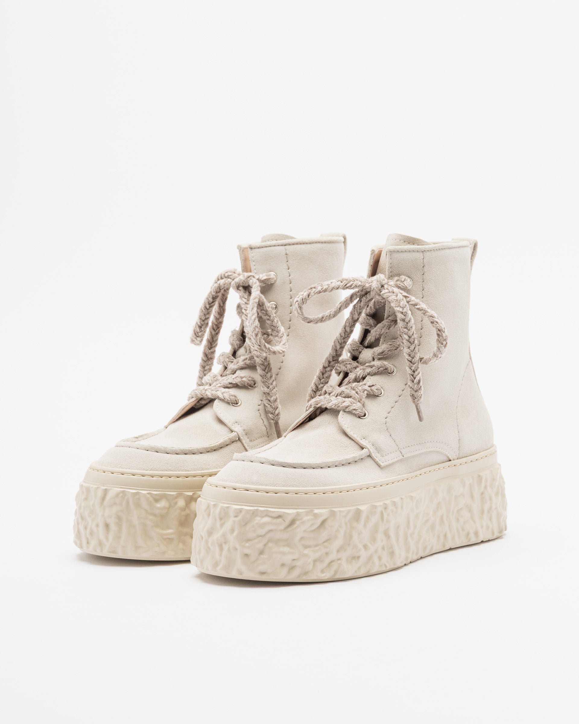 Botas de plataforma AGL MagmaWing Beje - 214-776512-05