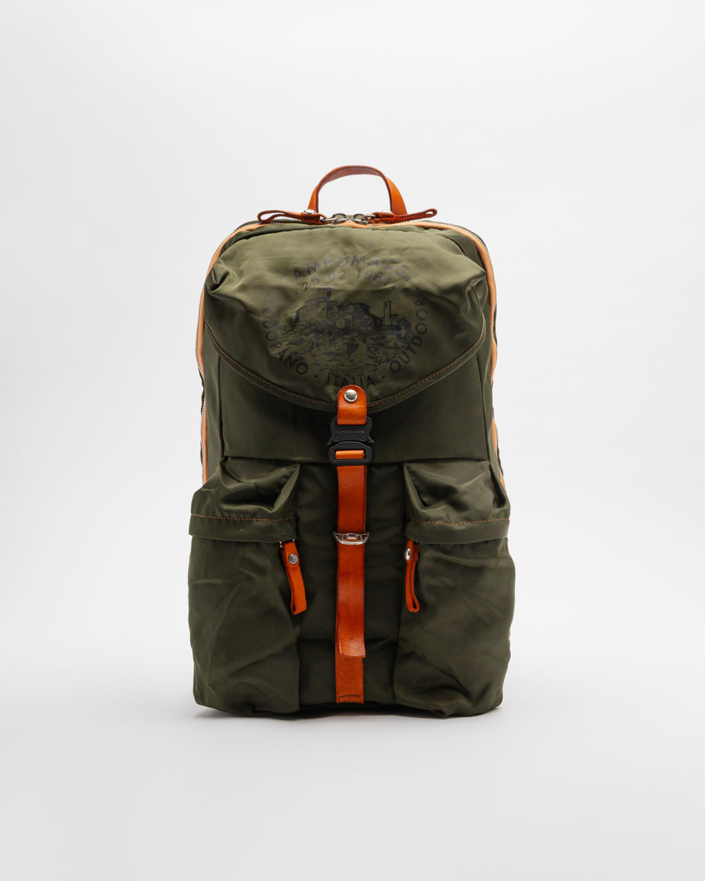 Campomaggi C041690NDX2772 Khaki Green Backpack