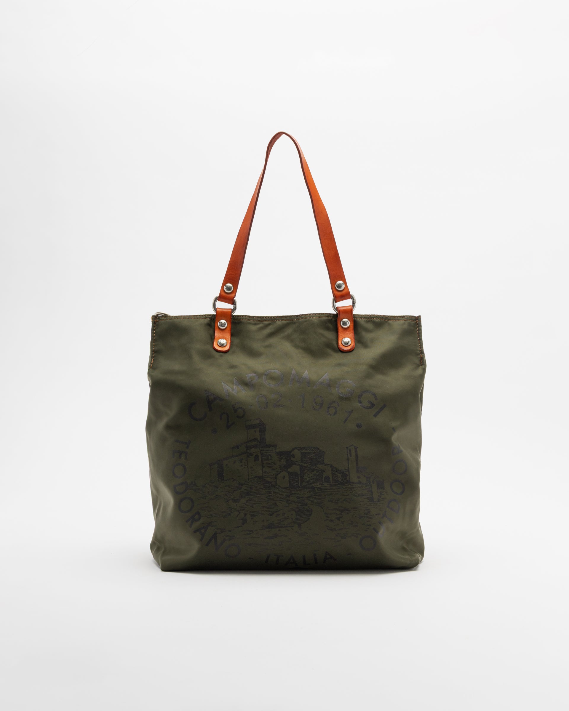 Mala tote Campomaggi C041720NDX2772 Verde Kaki - 227-41720-23