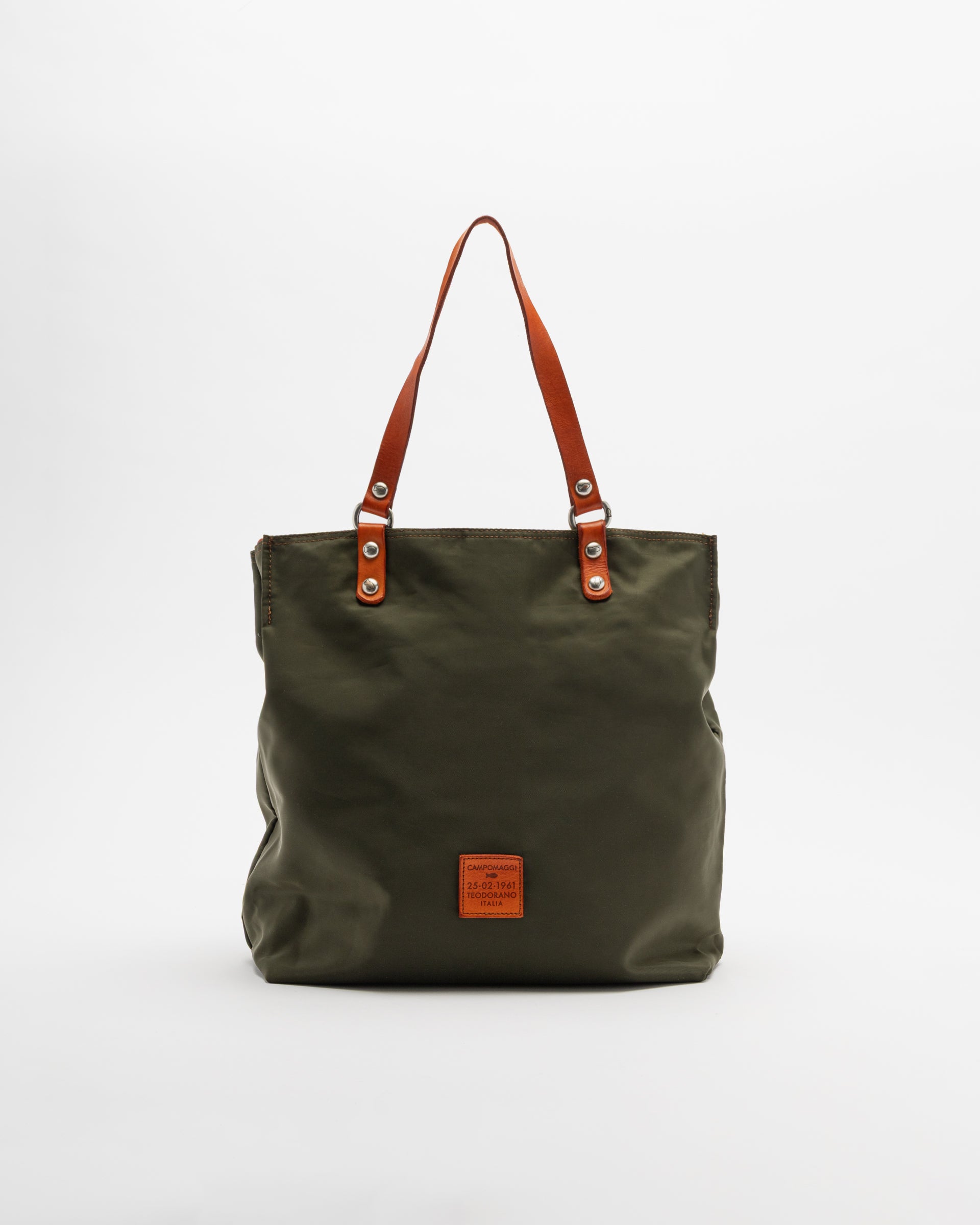 Mala tote Campomaggi C041720NDX2772 Verde Kaki - 227-41720-23
