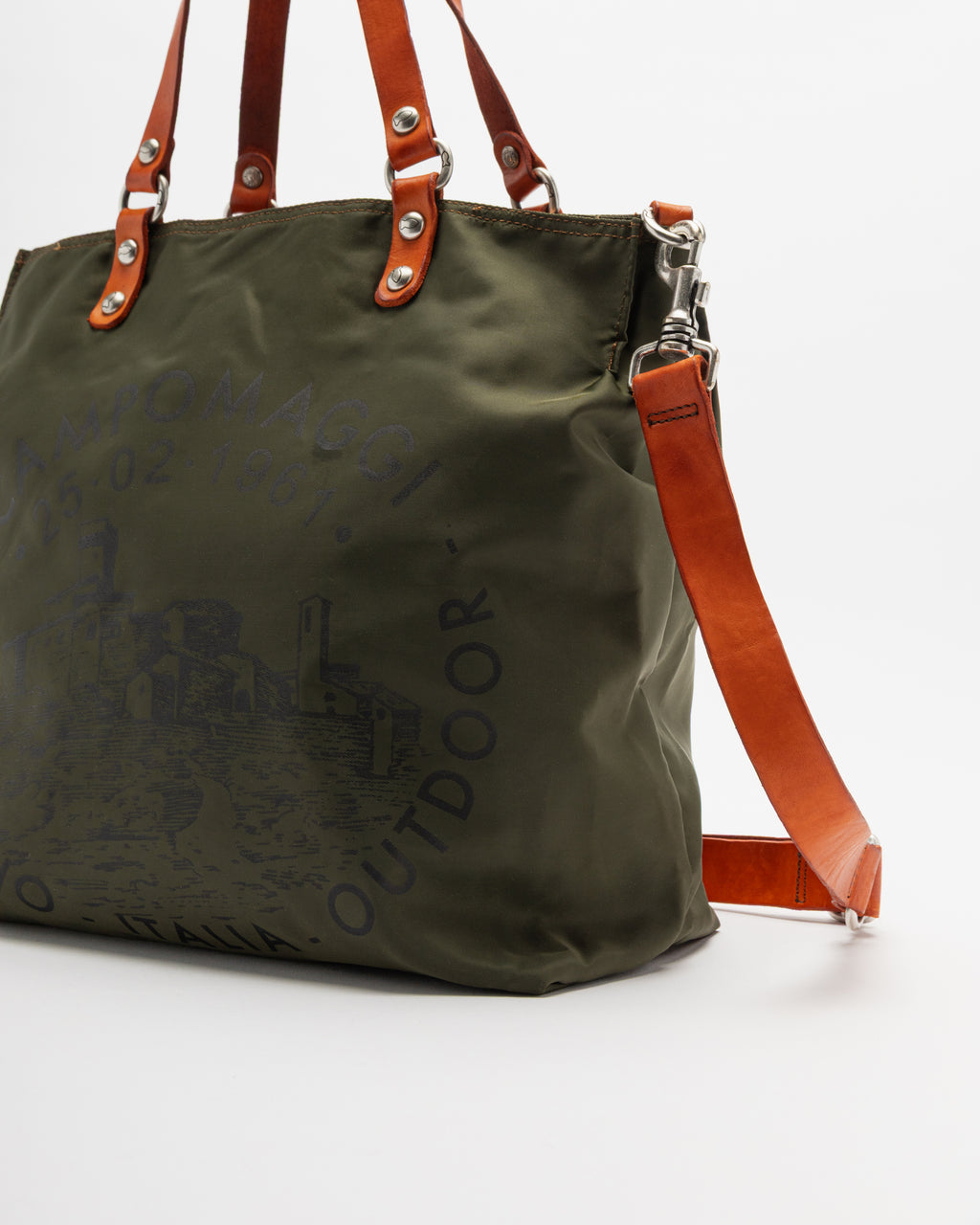 Mala tote Campomaggi C041720NDX2772 Verde Kaki - 227-41720-23