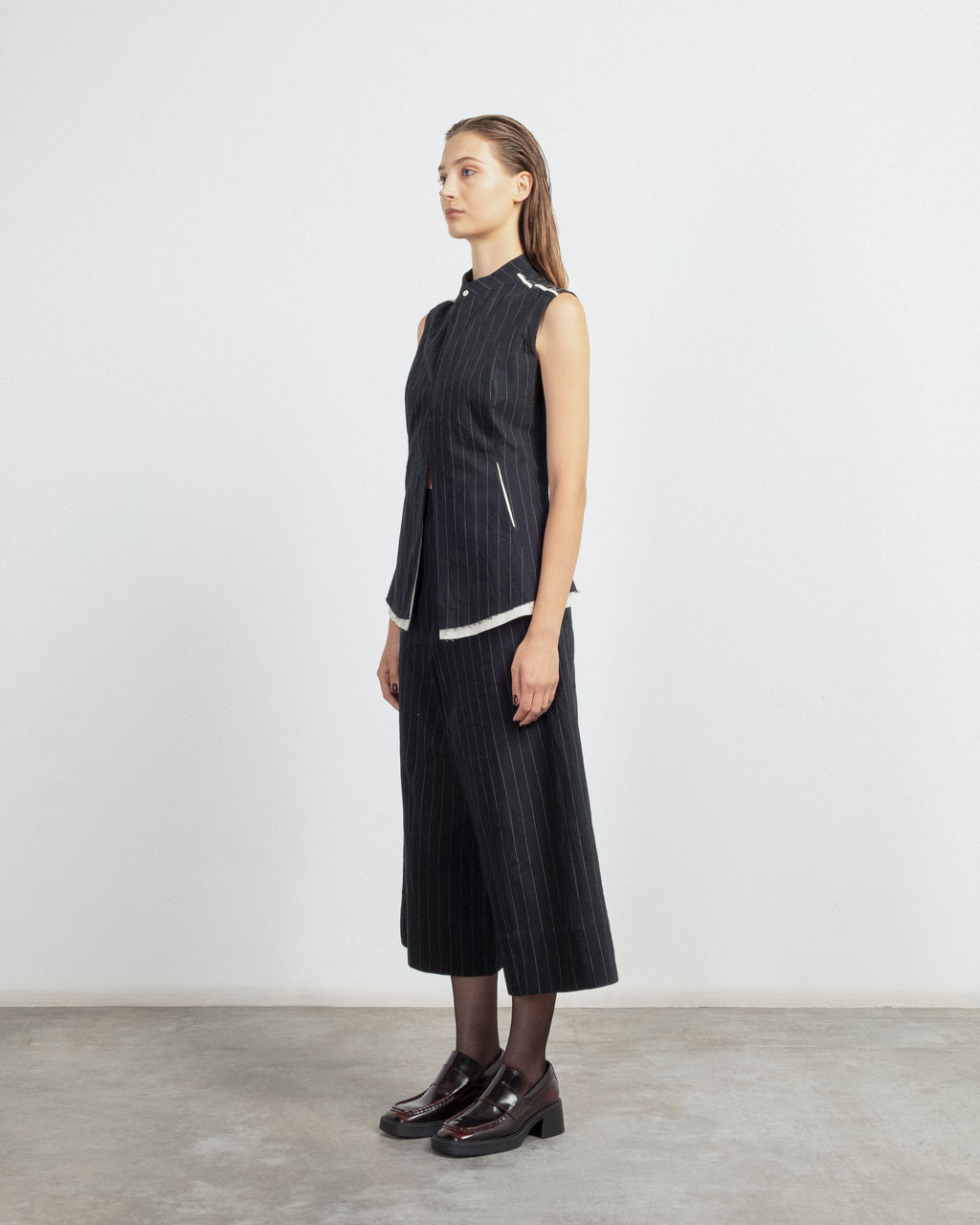 Calças culotte Serie Numerica 831 Preto - 228-831-01