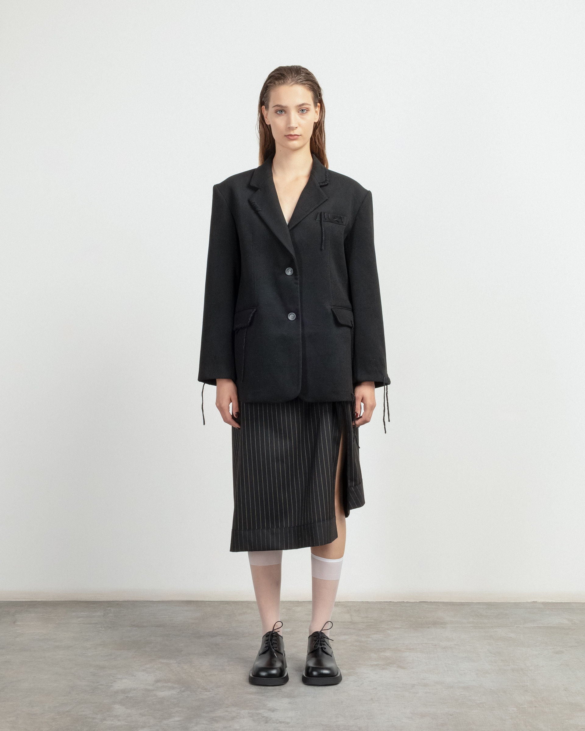 Blazer Claudio Cutuli BARITE Preto - 229-BARITE-01