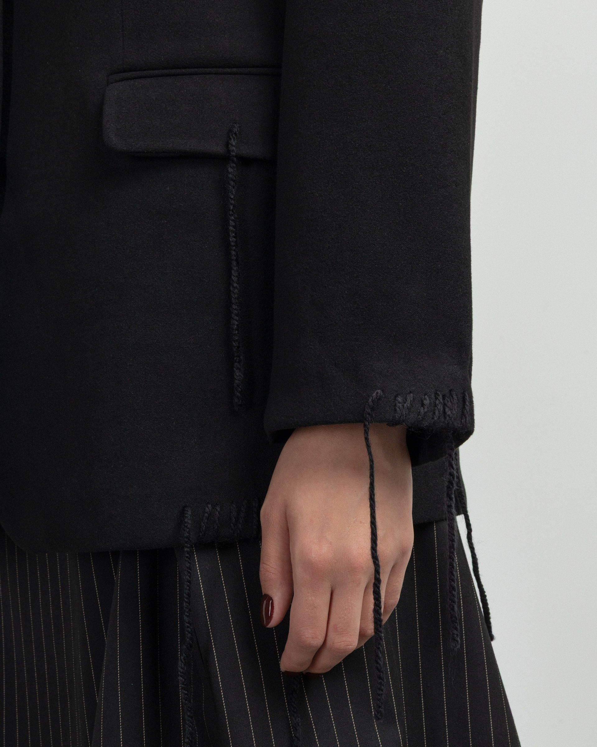 Blazer Claudio Cutuli BARITE Preto - 229-BARITE-01