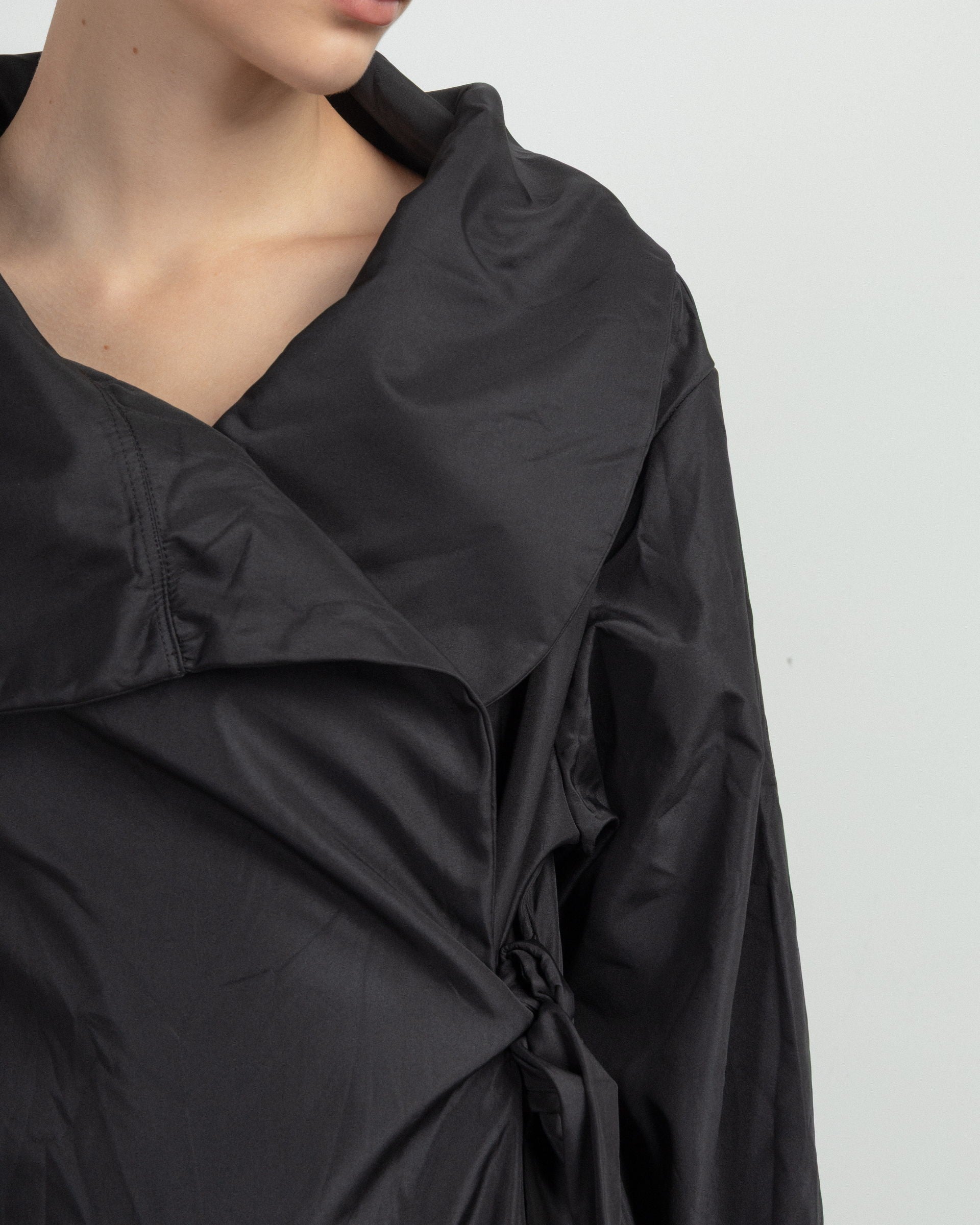 Casaco comprido Claudio Cutuli DIAMANTE Preto - 229-DIAM2-01