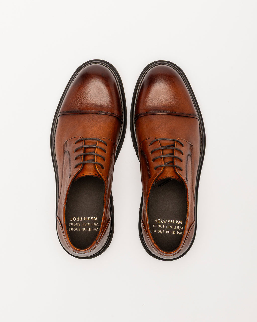Sapatos derby Prof UNO2531 Camel