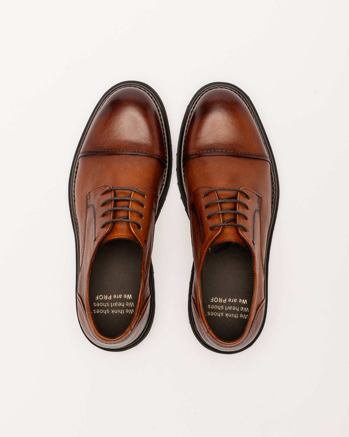 Sapatos derby Prof UNO2531 Camel