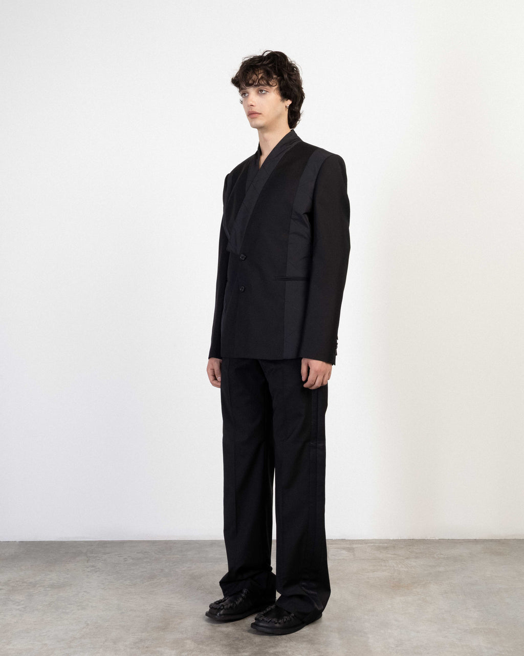 Calças Les Hommes LHB2616009 Preto - 247-16009-01