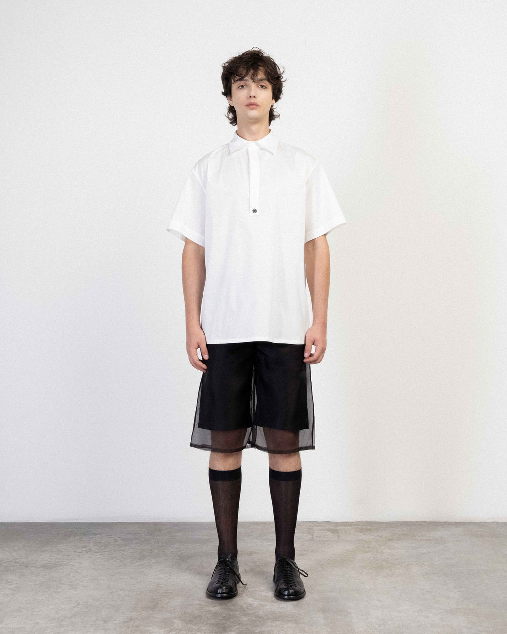 Camisa Les Hommes LHB2618008 Branco - 247-18008-00