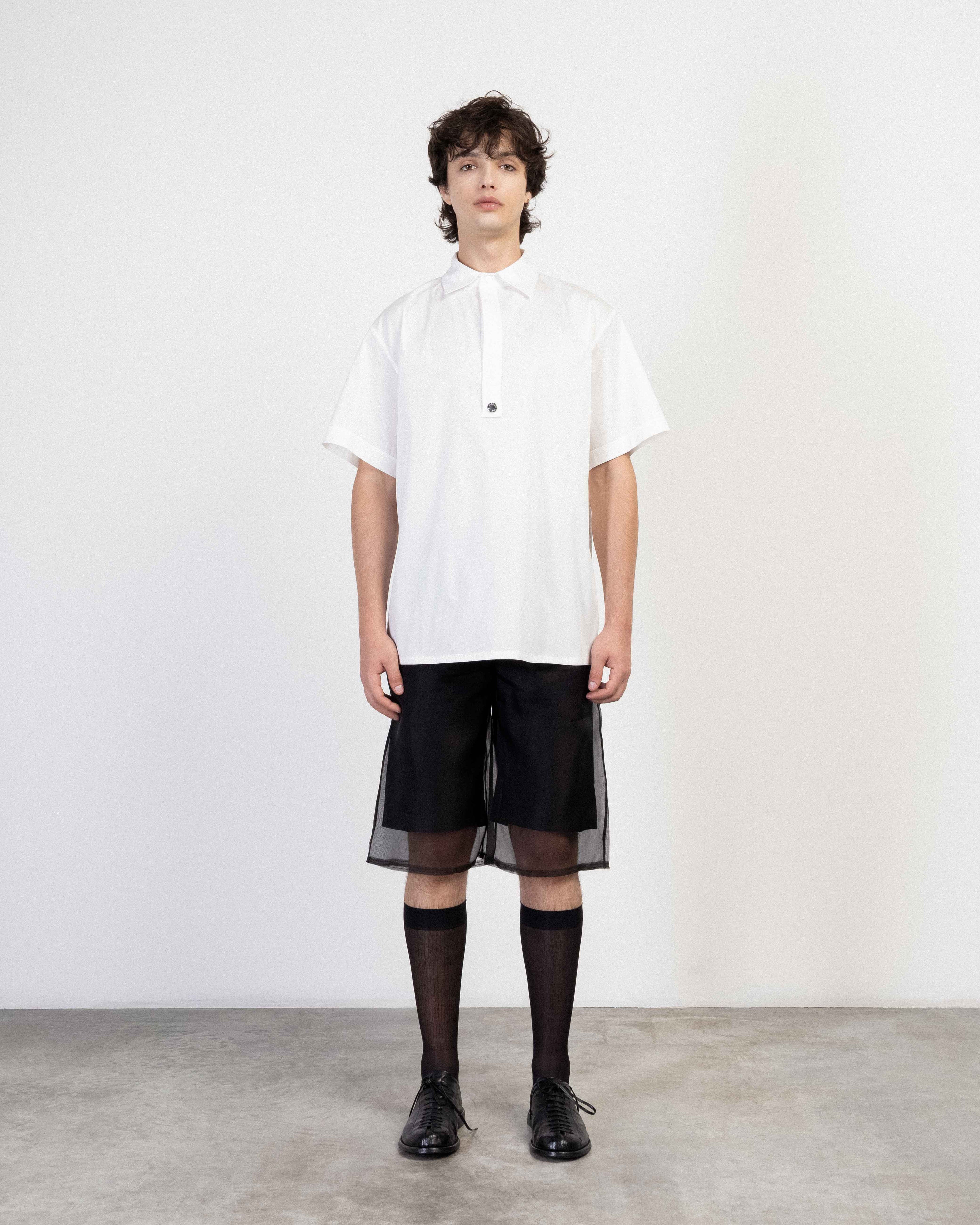 Camisa Les Hommes LHB2618008 Branco - 247-18008-00