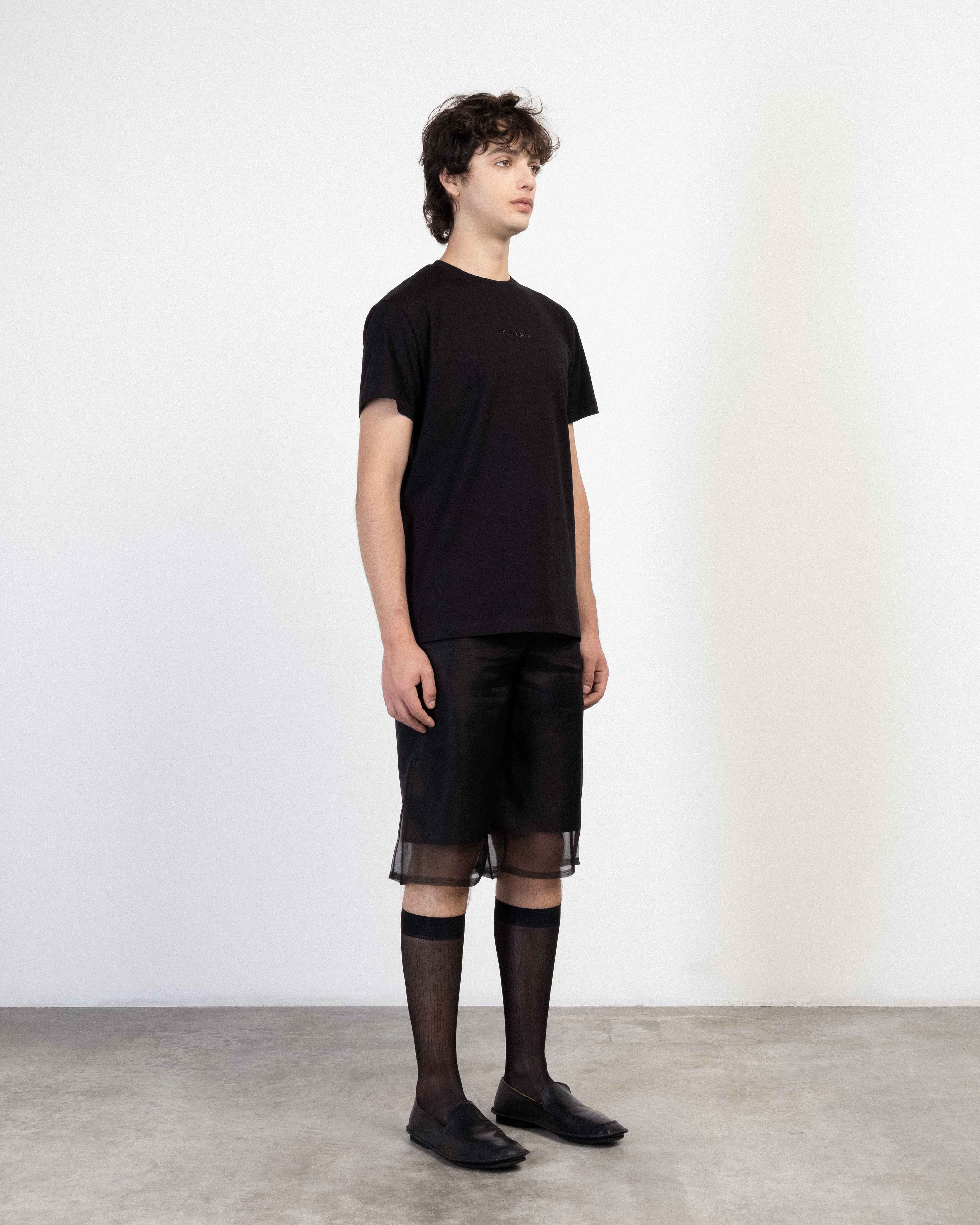T-shirt Les Hommes 261L04001 Preto - 247-L04001-01