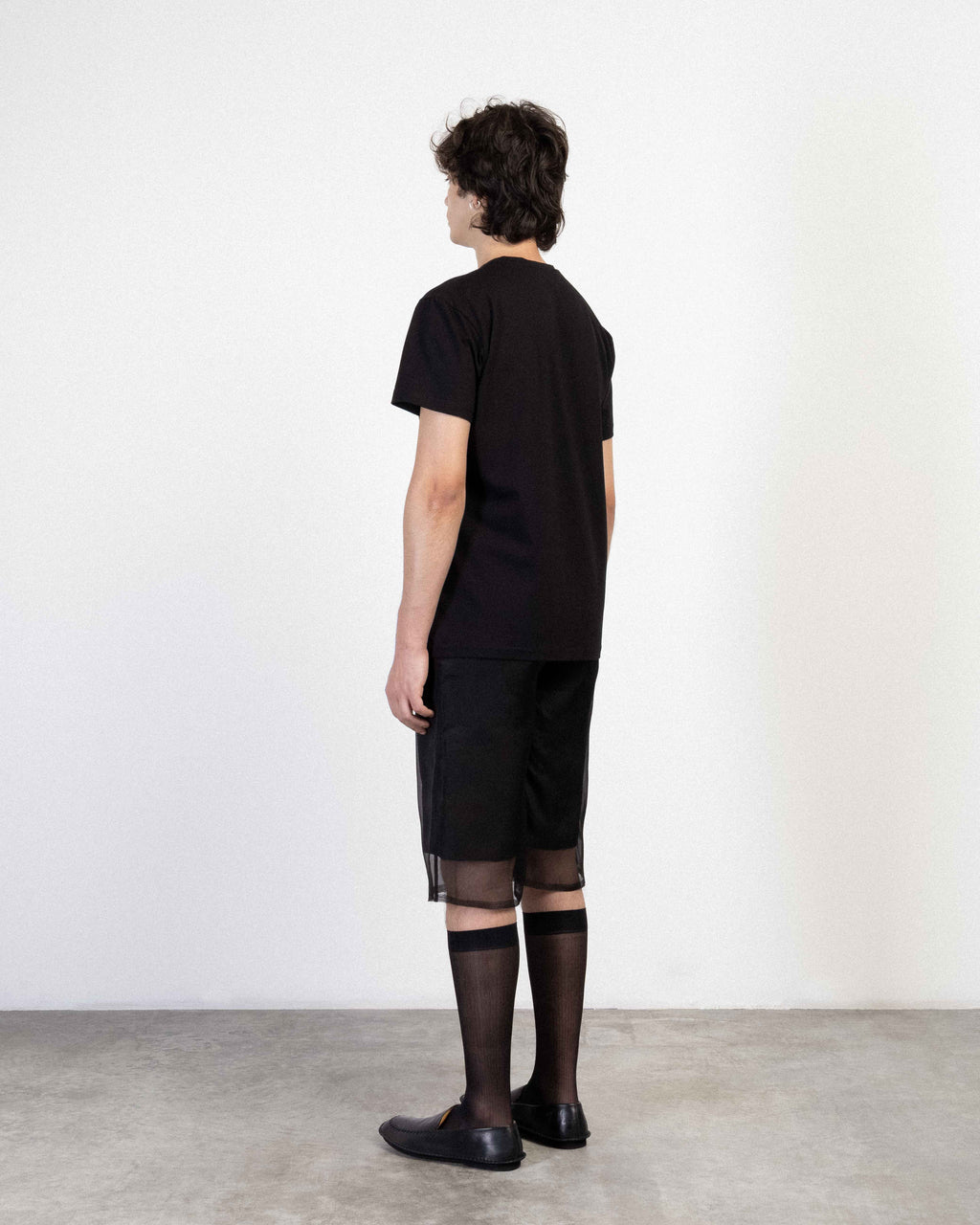 T-shirt Les Hommes 261L04001 Preto - 247-L04001-01