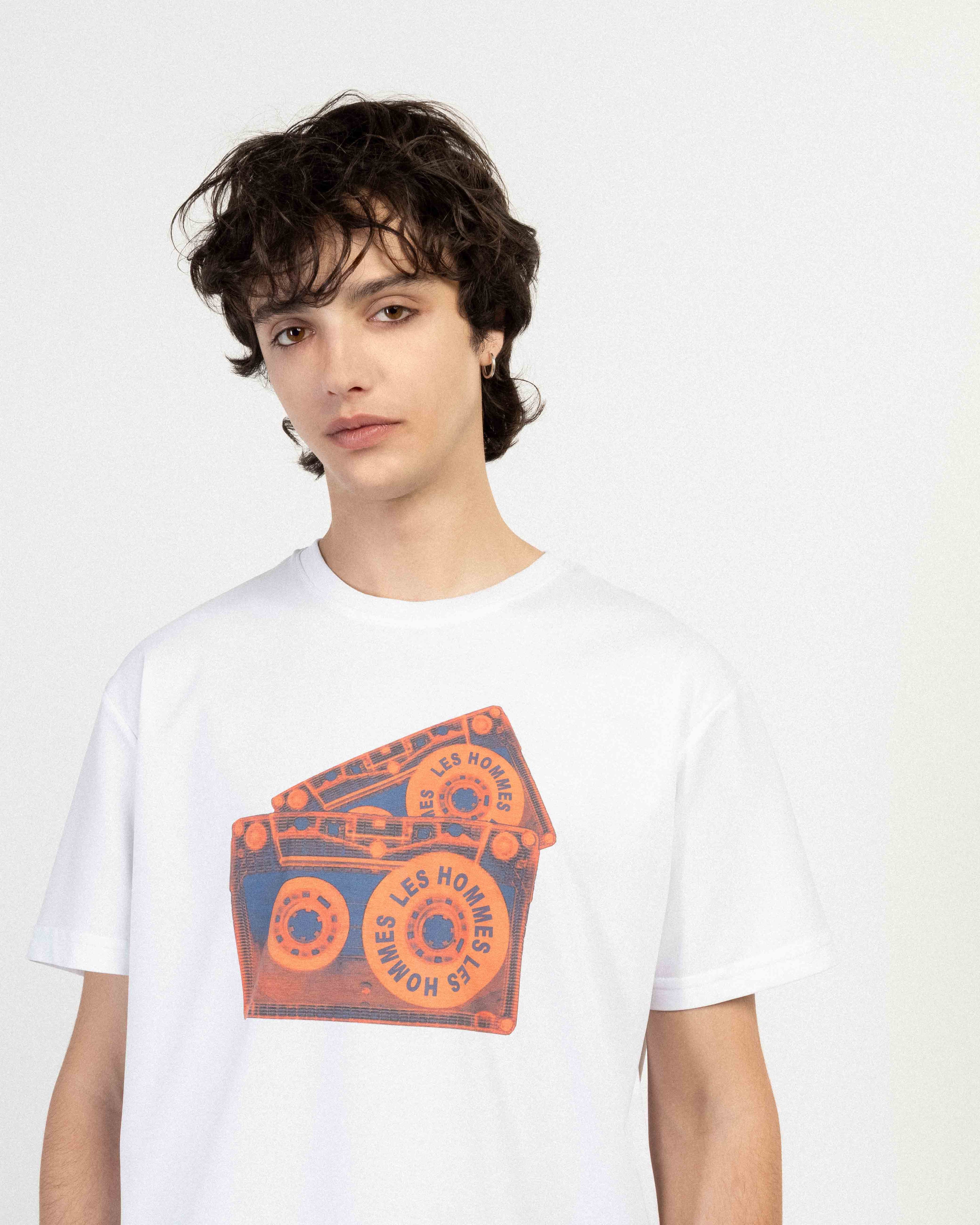T-shirt Les Hommes 261L04009 Branco - 247-L04009-00