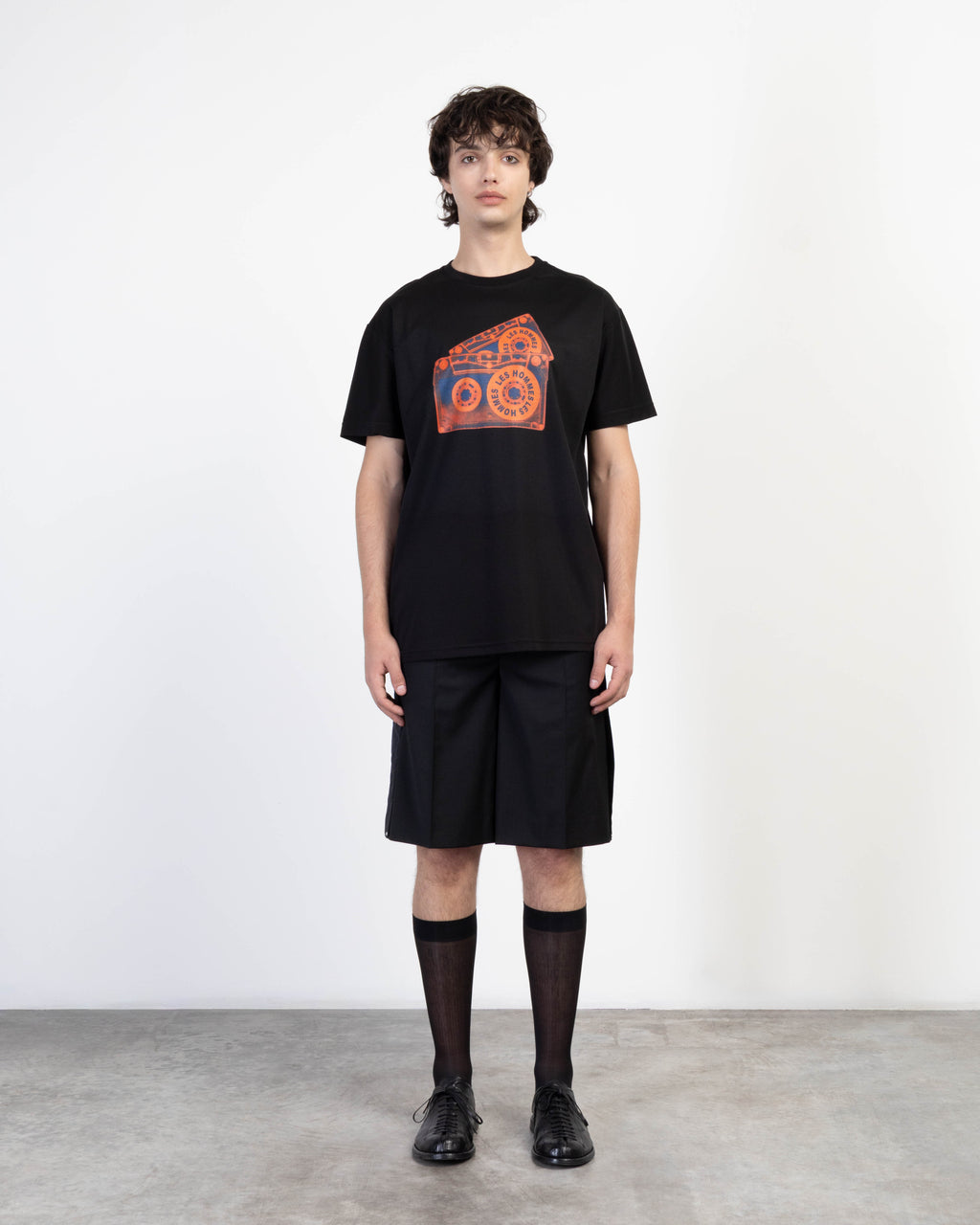T-shirt Les Hommes 261L04009 Preto - 247-L04009-01