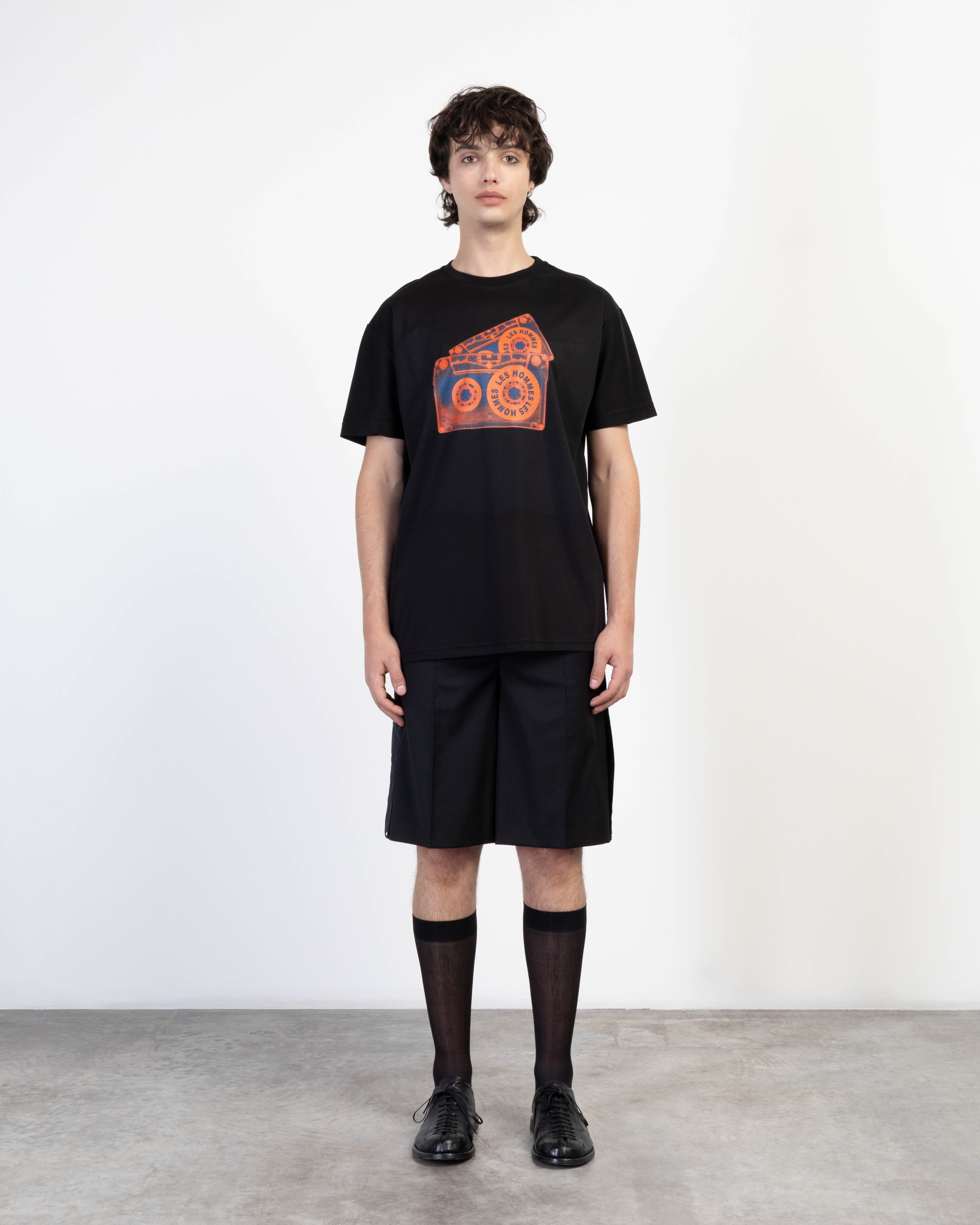 T-shirt Les Hommes 261L04009 Preto - 247-L04009-01