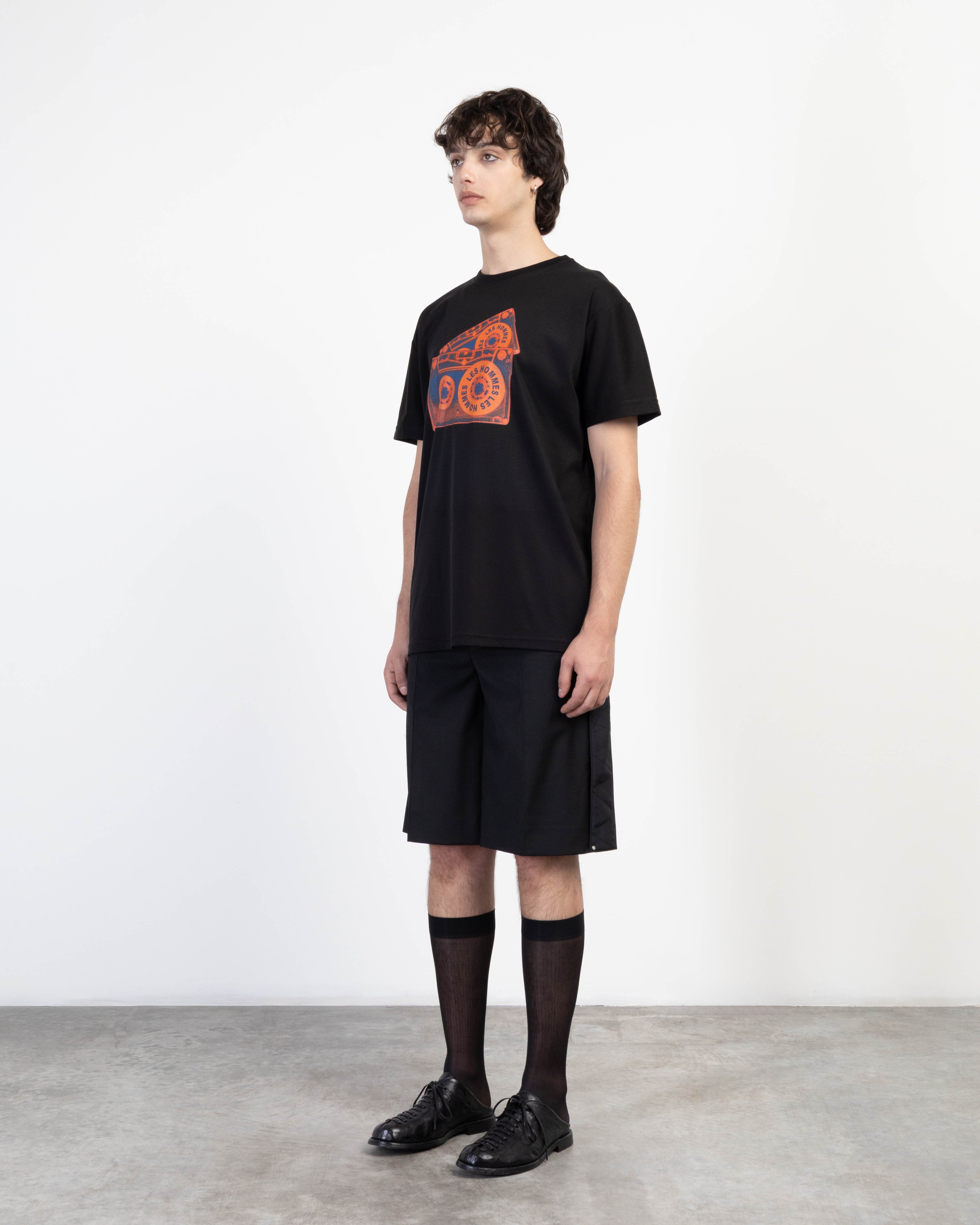 T-shirt Les Hommes 261L04009 Preto - 247-L04009-01