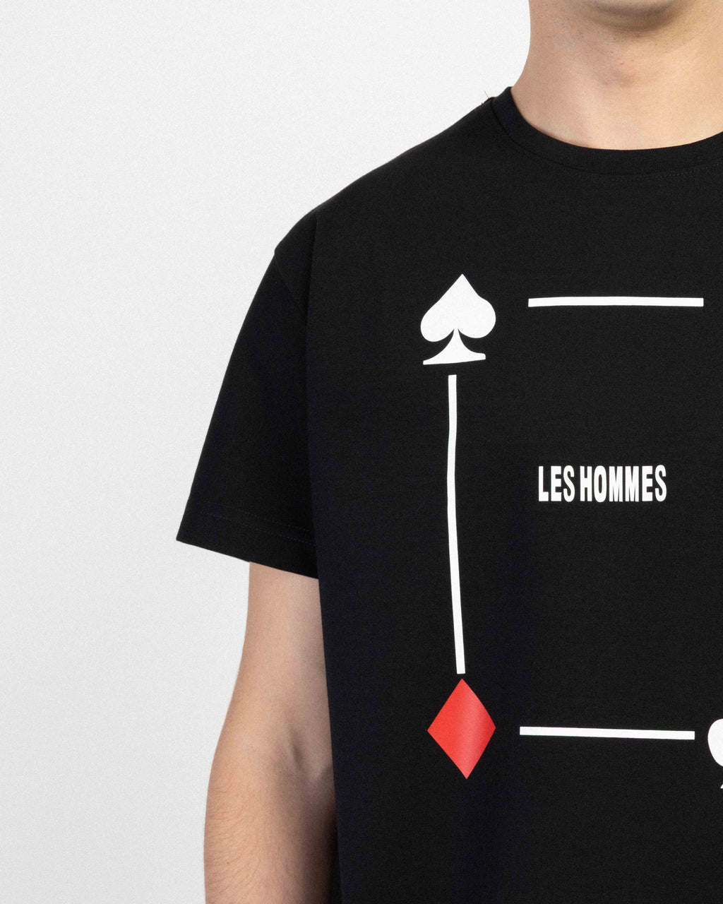 T-shirt Les Hommes 261L04013 Preto - 247-L04013-01