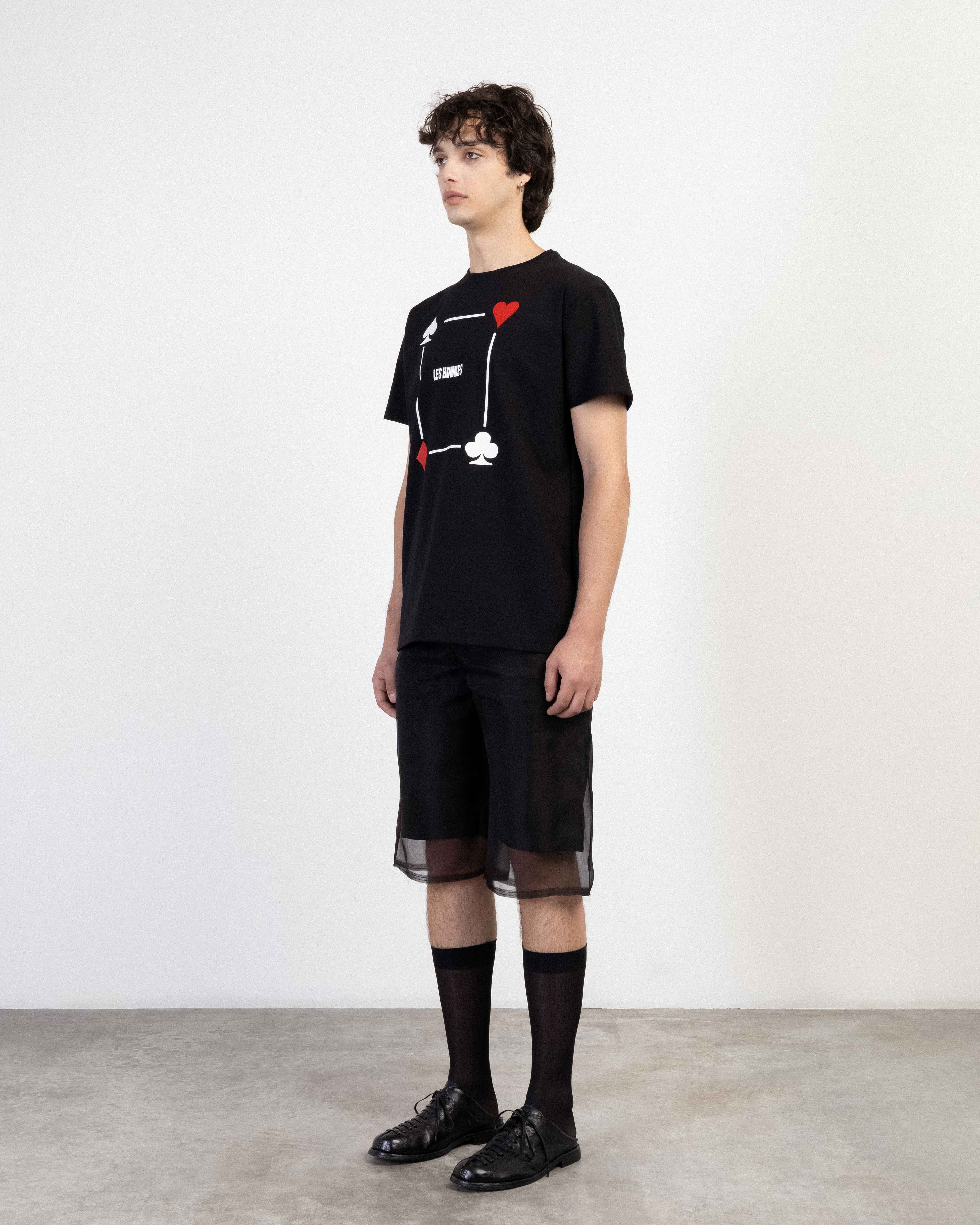 T-shirt Les Hommes 261L04013 Preto - 247-L04013-01
