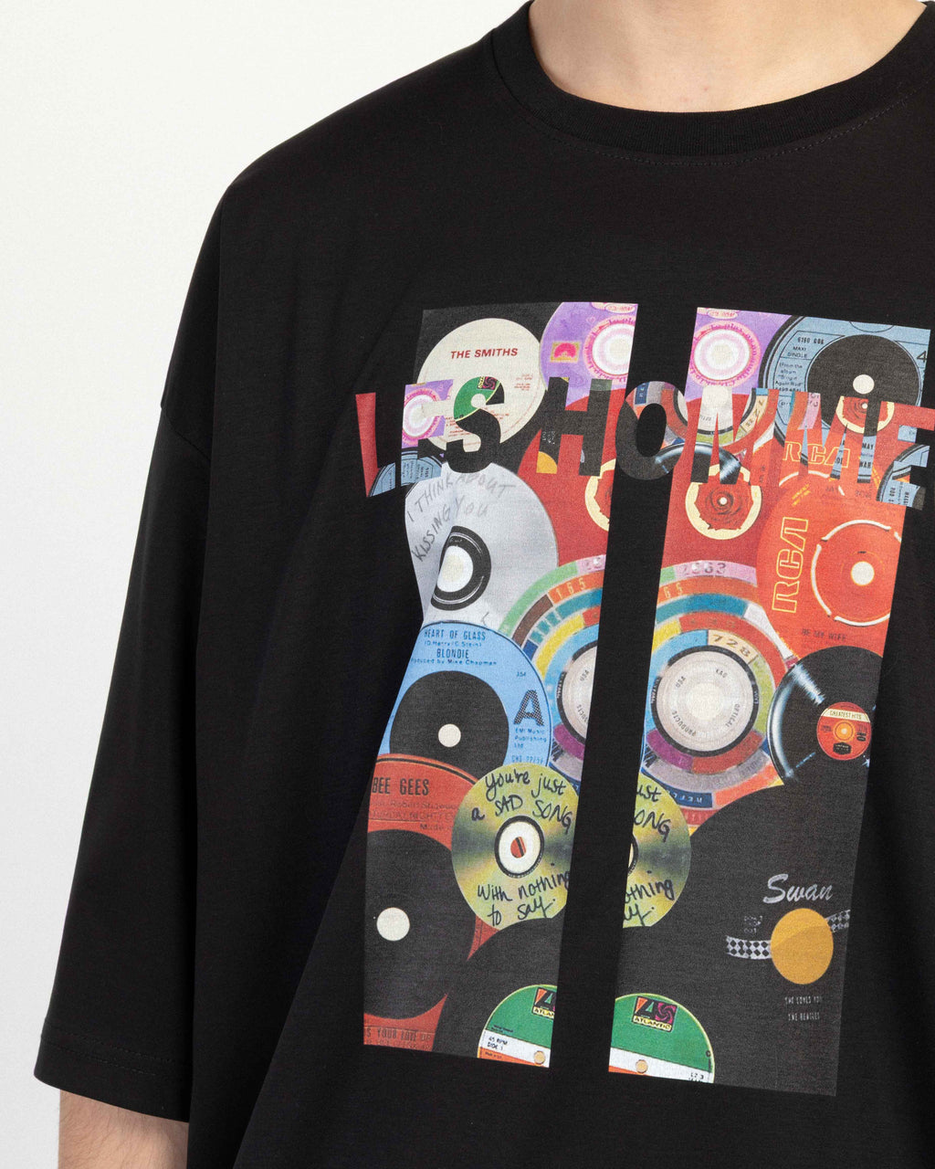 T-shirt Les Hommes 261L04025 Preto - 247-L04025-01